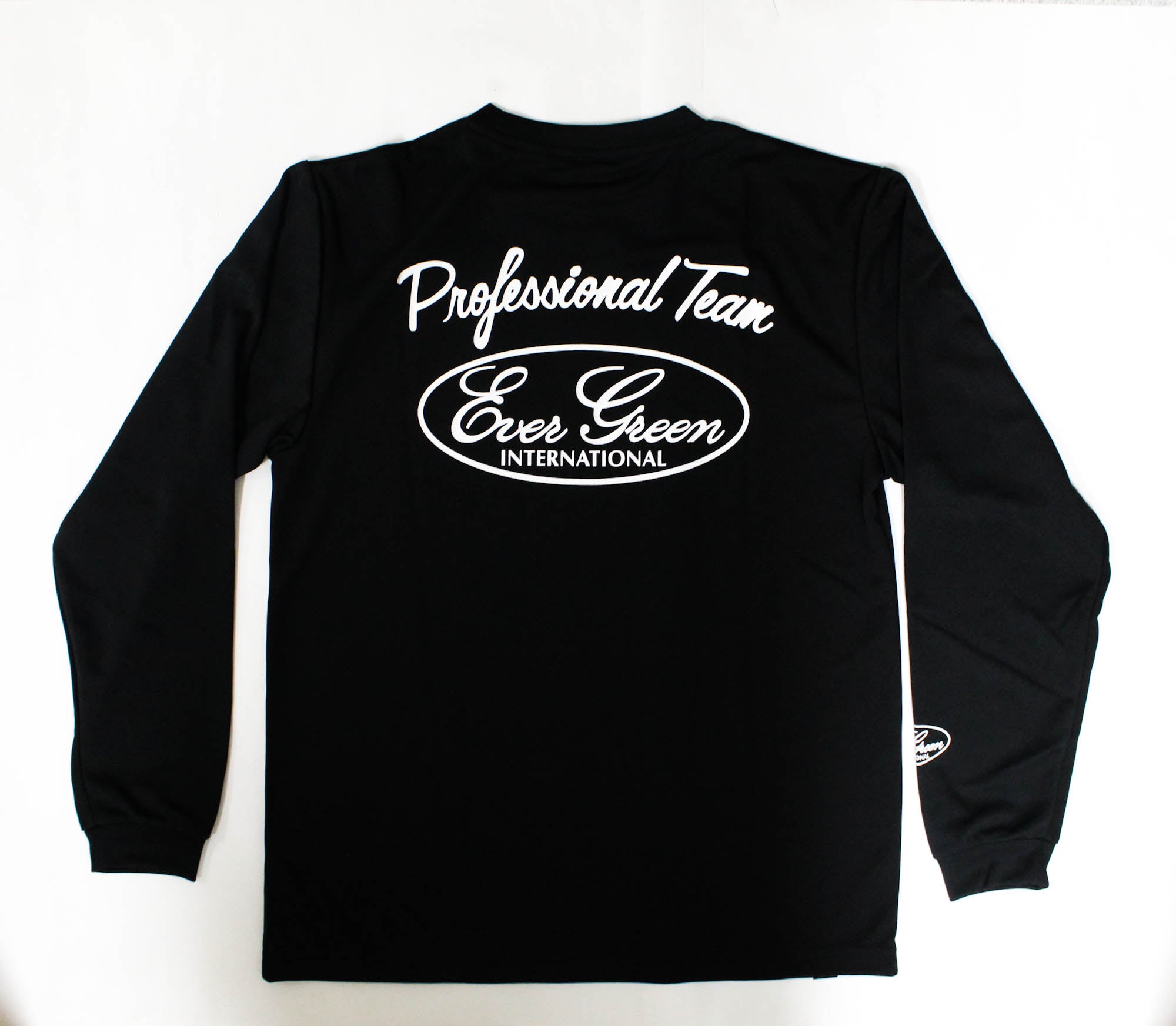 Evergreen T-Shirt Dry Fit Long Sleeve F Type Size L Black (0044)