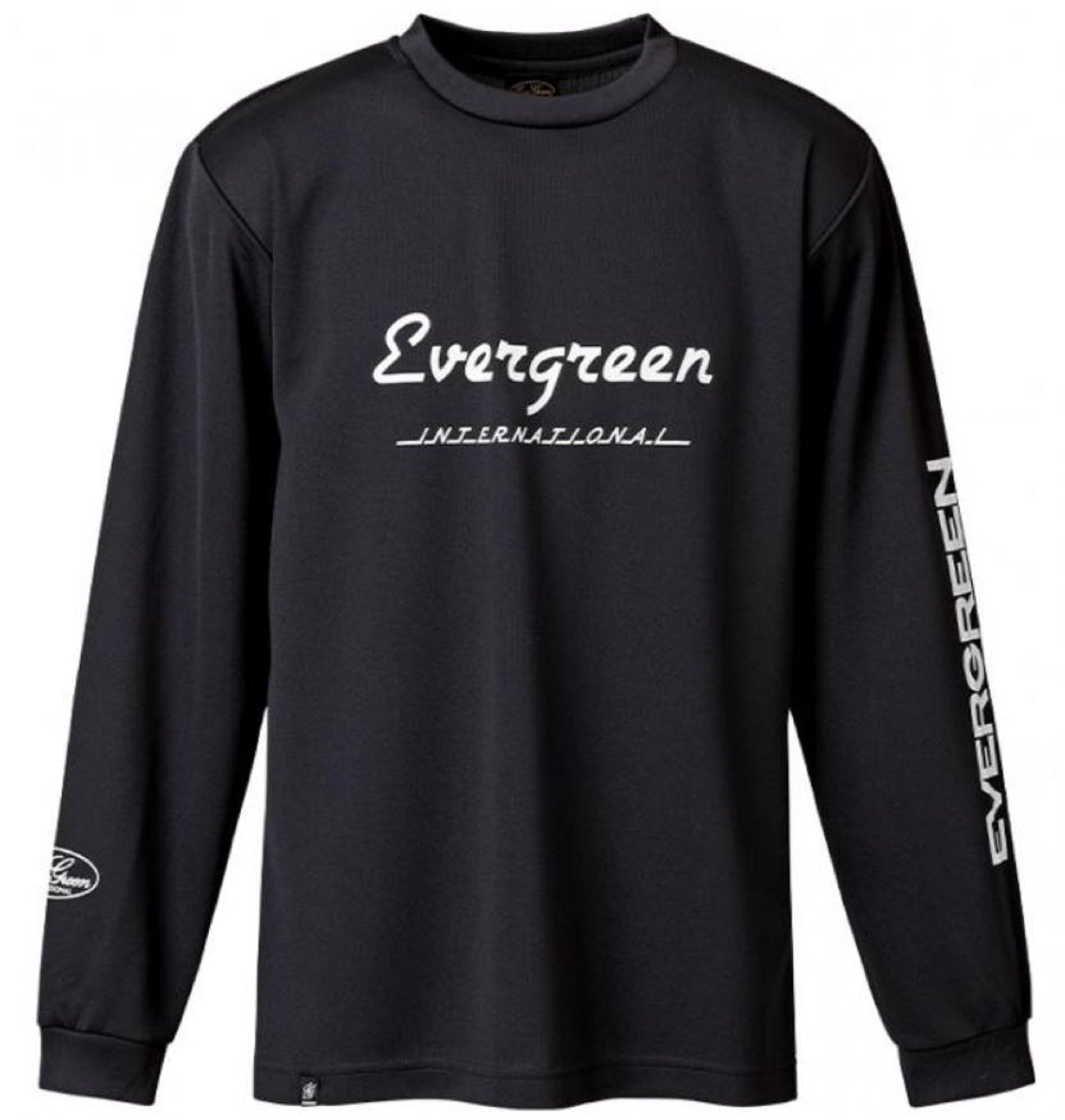 Evergreen T-Shirt Dry Fit Long Sleeve F Type Size L Black (0044)