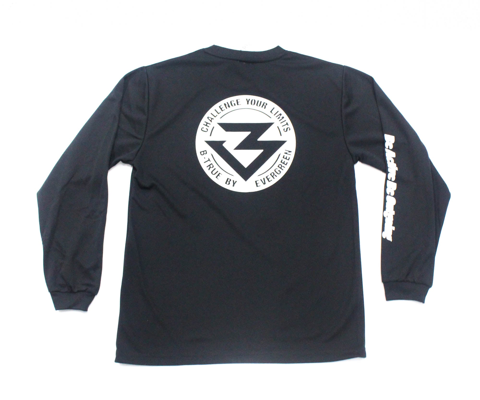 Evergreen T-Shirt Dry Fit Long Sleeve B-True B Type Size L Black (0198)