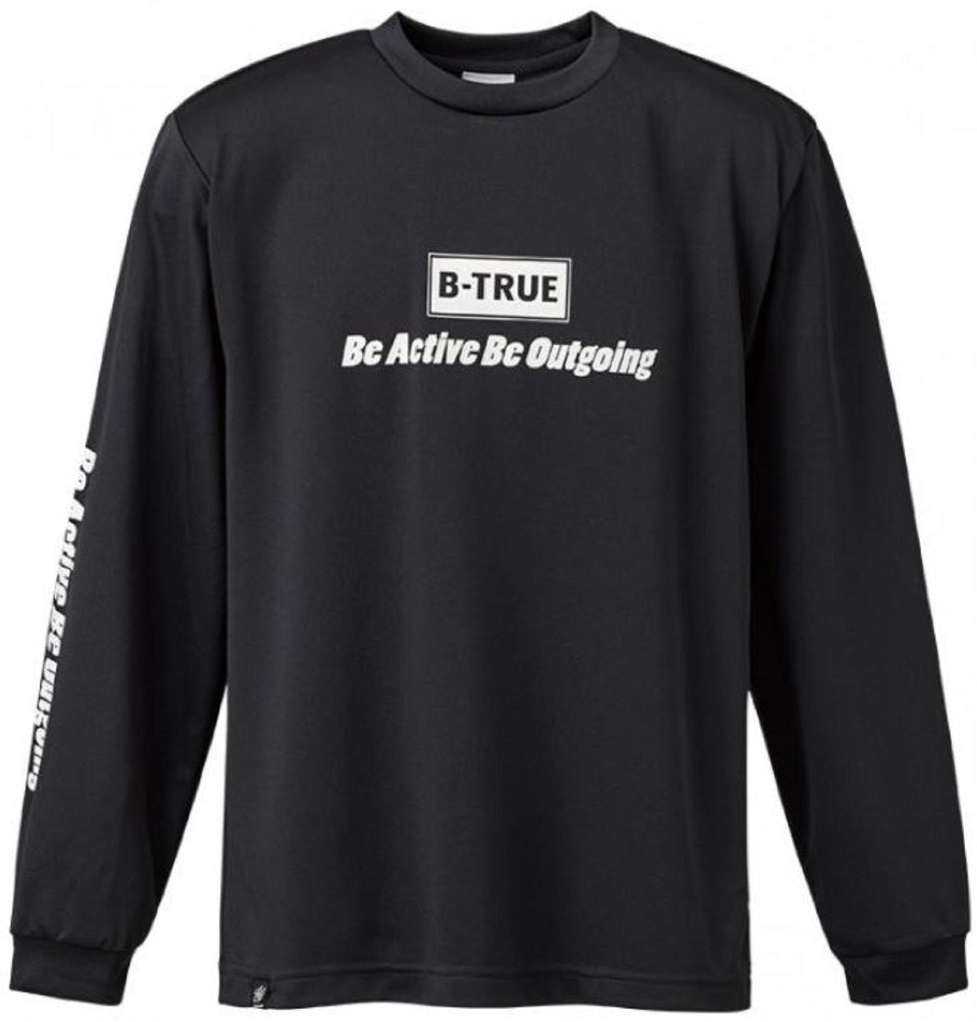Evergreen T-Shirt Dry Fit Long Sleeve B-True B Type Size L Black (0198)