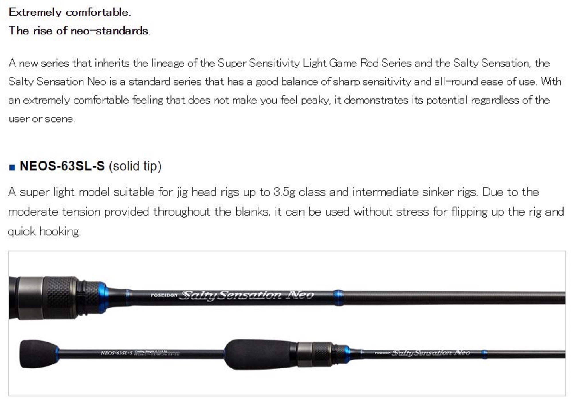 Sale Evergreen Rod Spinning Salty Sensation Neo NEOS 63SL-S (6190)