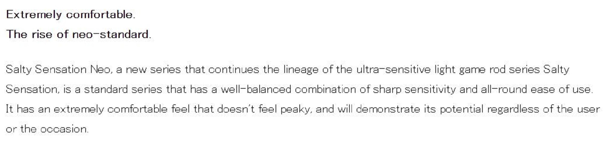 Sale Evergreen Rod Spinning Salty Sensation Neo NEOS 70L-S (6251)