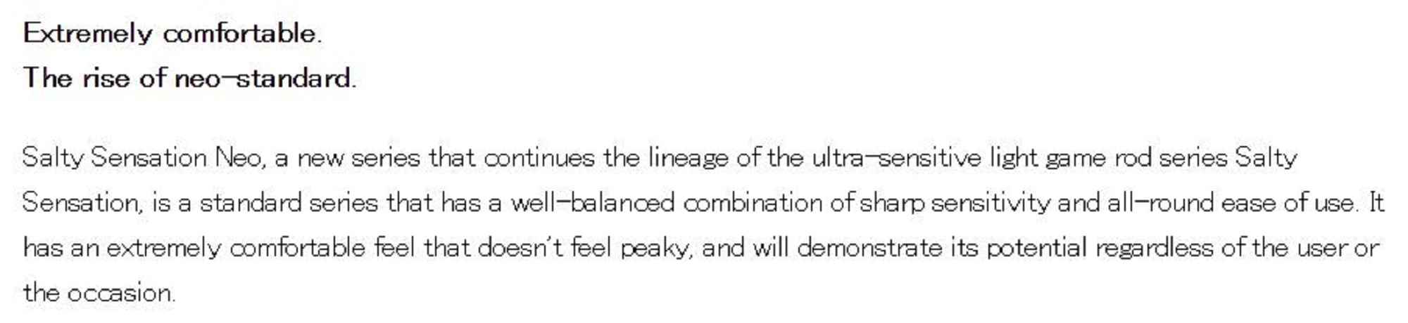 Sale Evergreen Rod Spinning Salty Sensation Neo NEOS 78MH-T (6343)