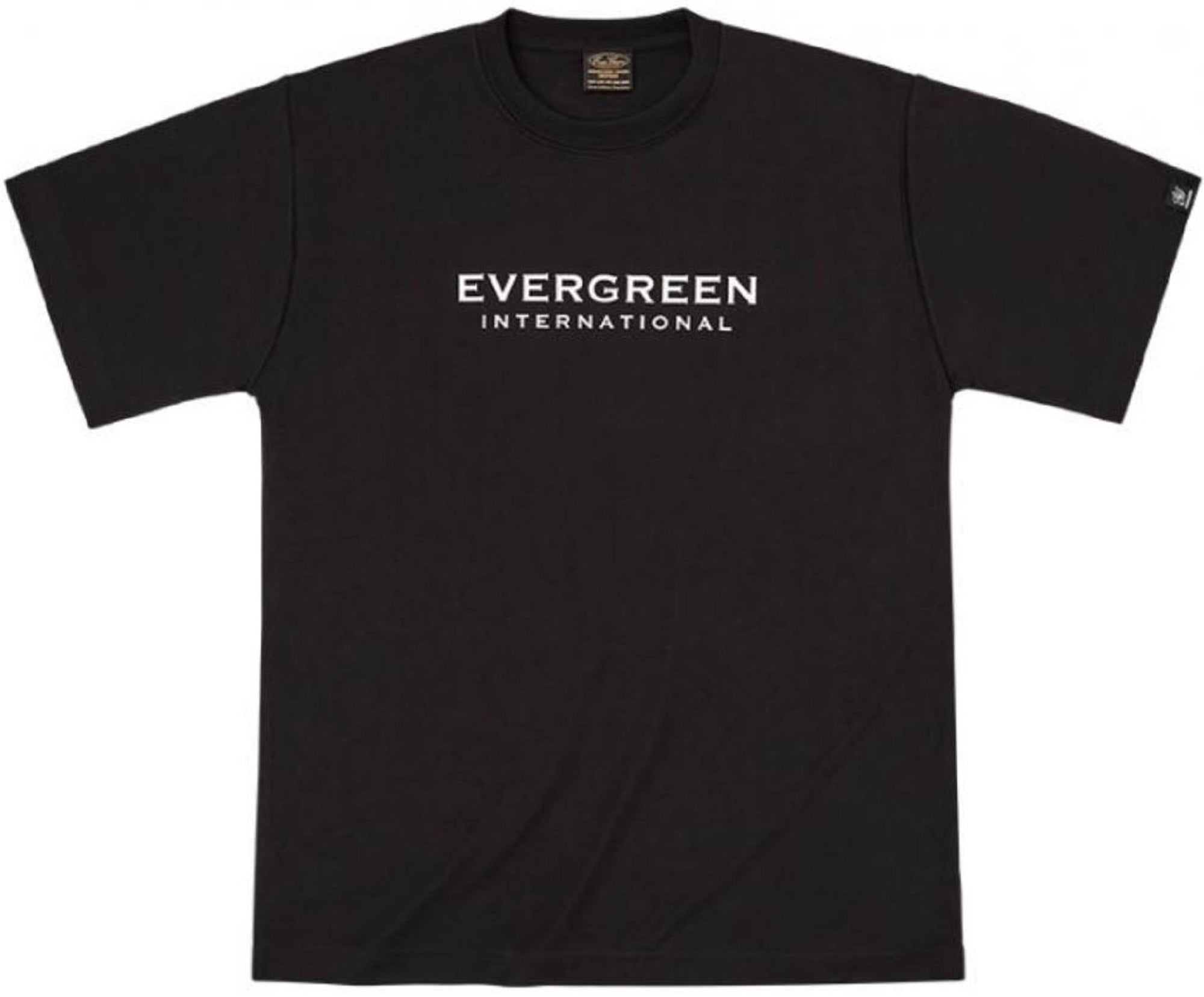 Evergreen T-Shirt Dry Fit Silky Short Sleeve Size L Black (8545)