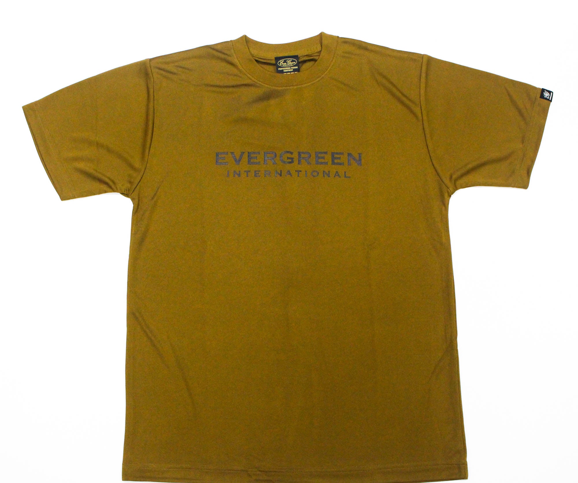 Evergreen T-Shirt Dry Fit Silky Short Sleeve Size L Coyote (8569)