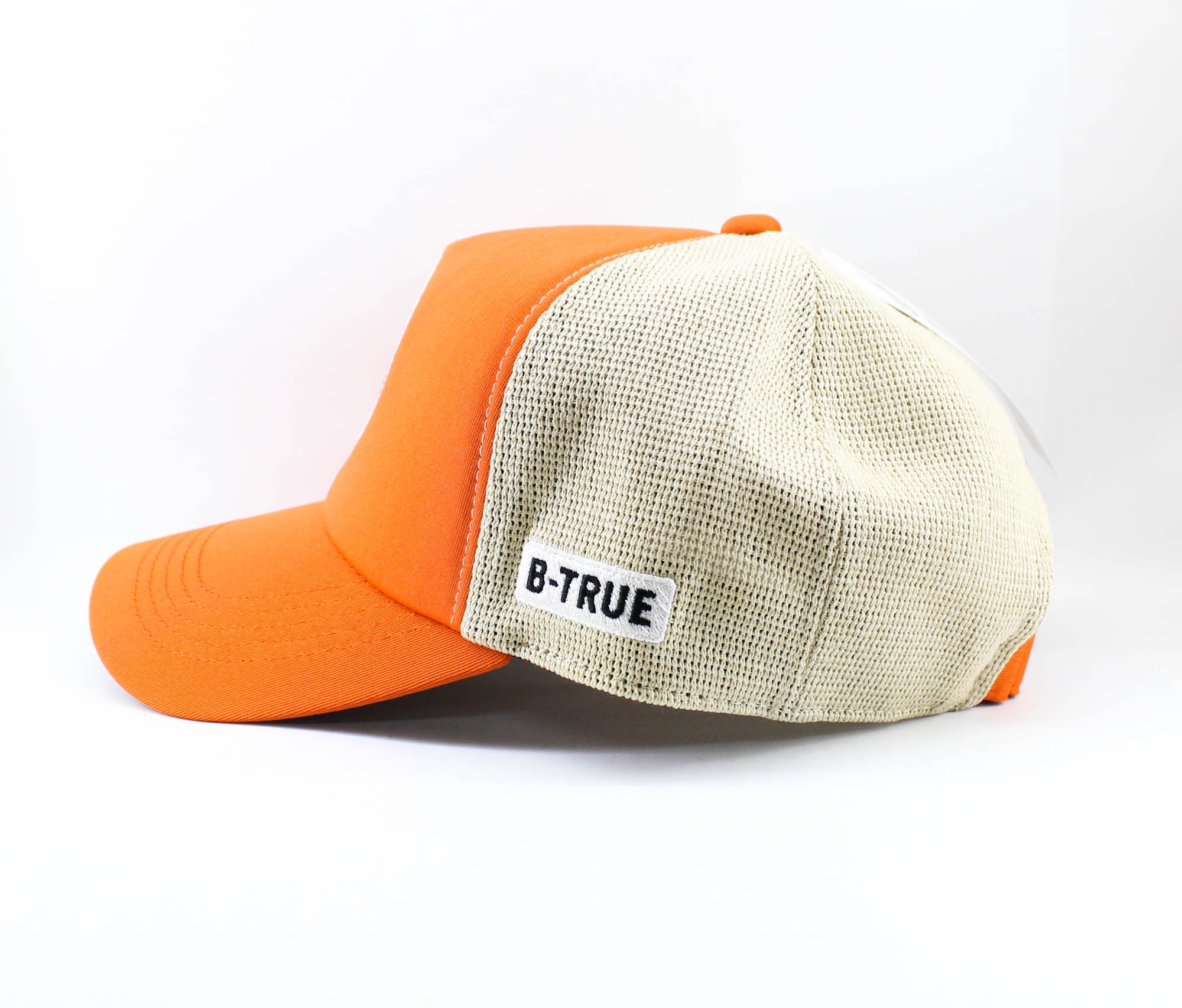 Evergreen Cap B-True Circle Logo Japan Free Size Orange Black (9665)