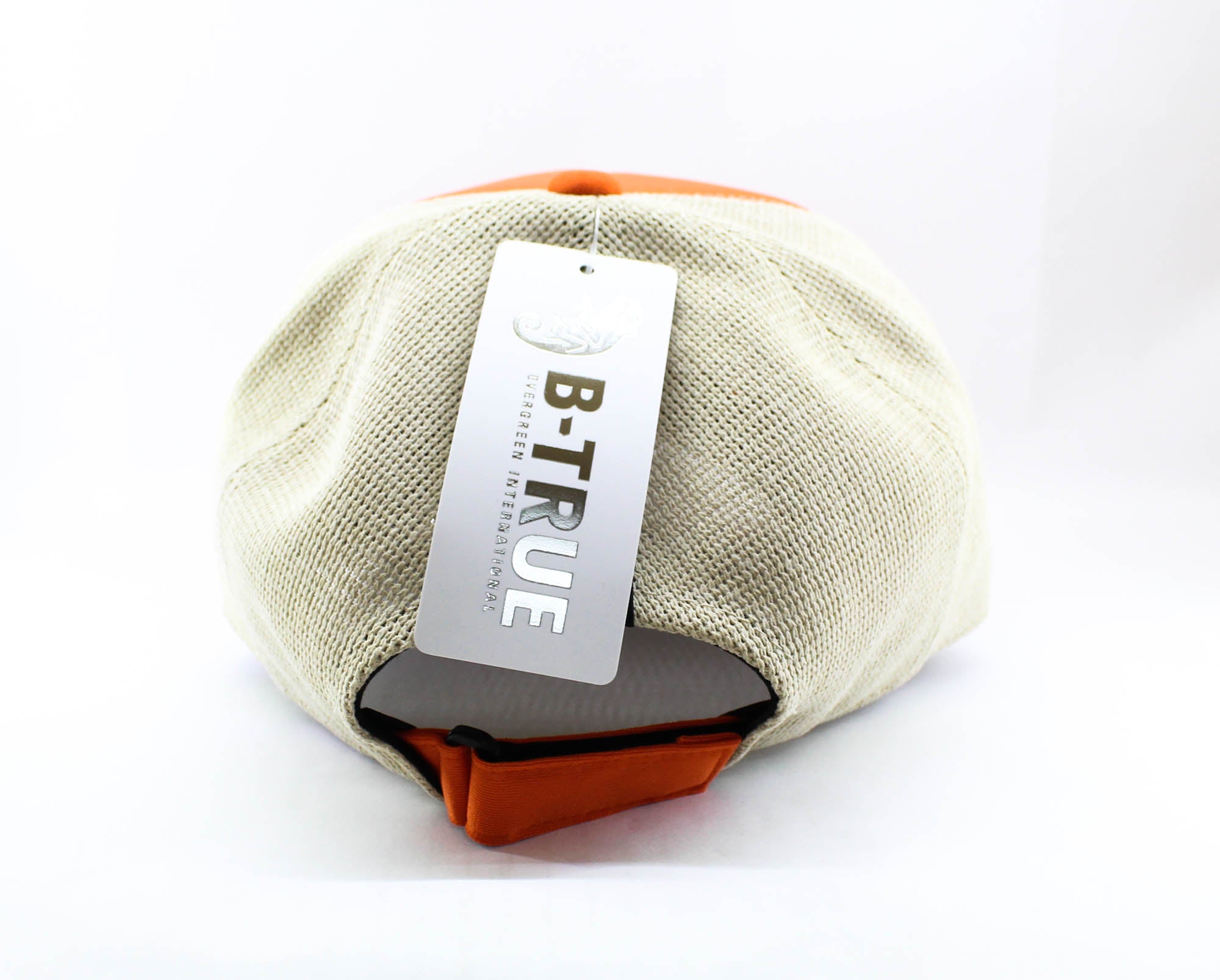 Evergreen Cap B-True Circle Logo Japan Free Size Orange Black (9665)