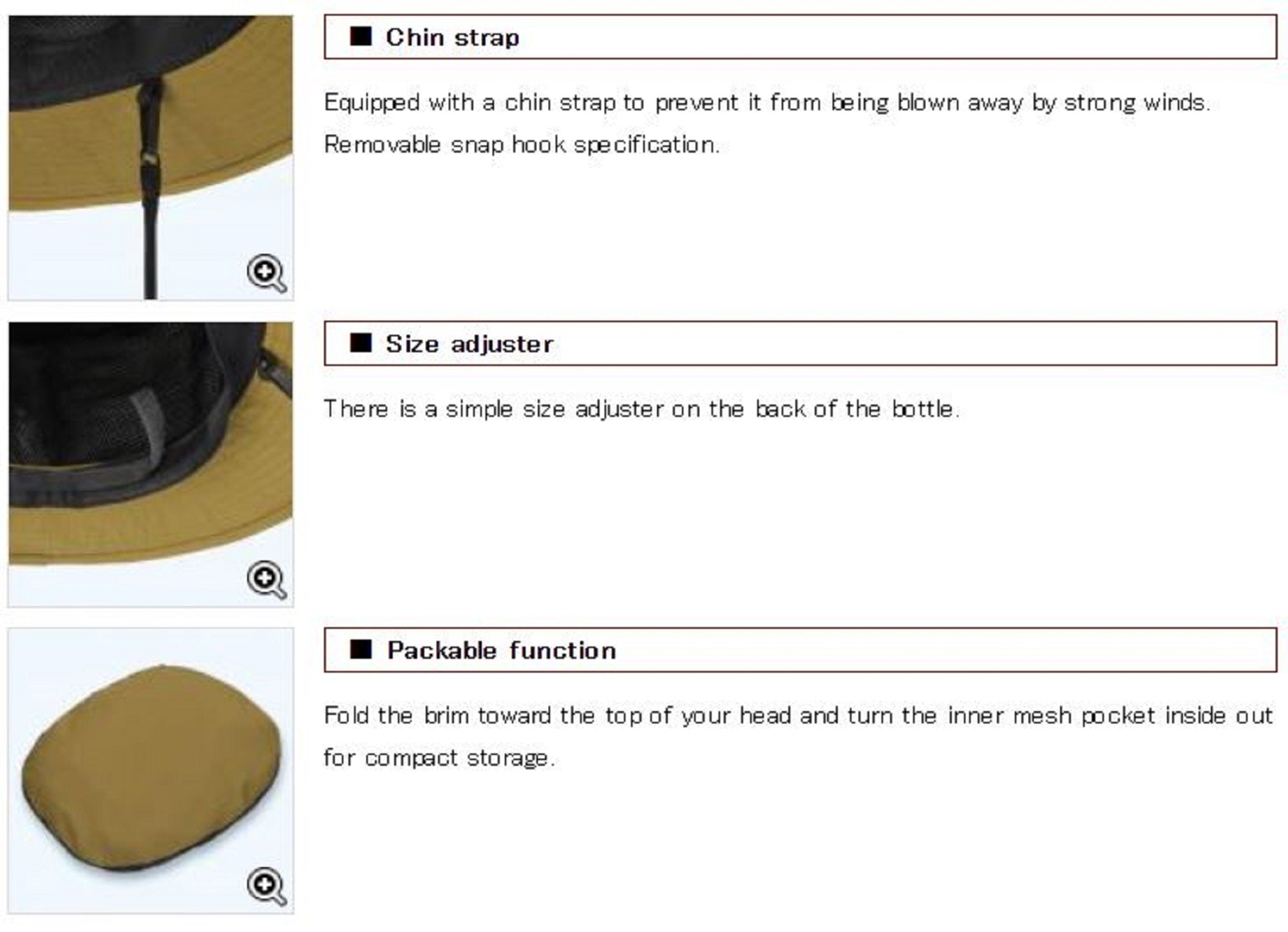 Evergreen Hat Rain Boonie Japan Free Size Black (0746)