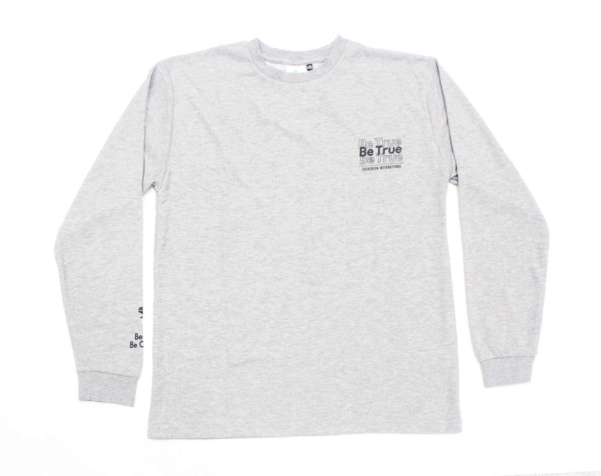 Evergreen T-Shirt Dry Mix Long Sleeve B-True Type 1 Size M Gray (2818)