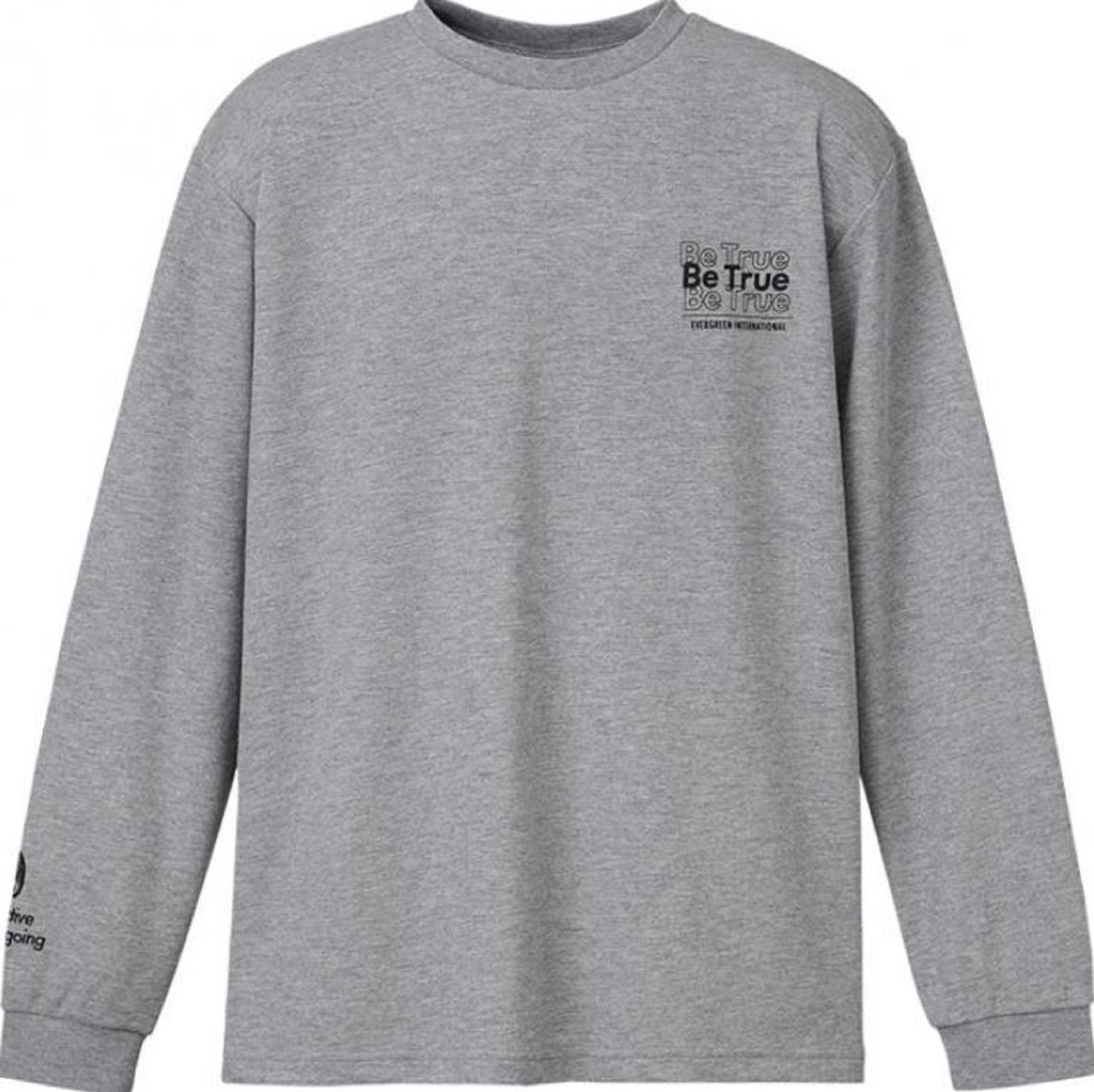 Evergreen T-Shirt Dry Mix Long Sleeve B-True Type 1 Size M Gray (2818)