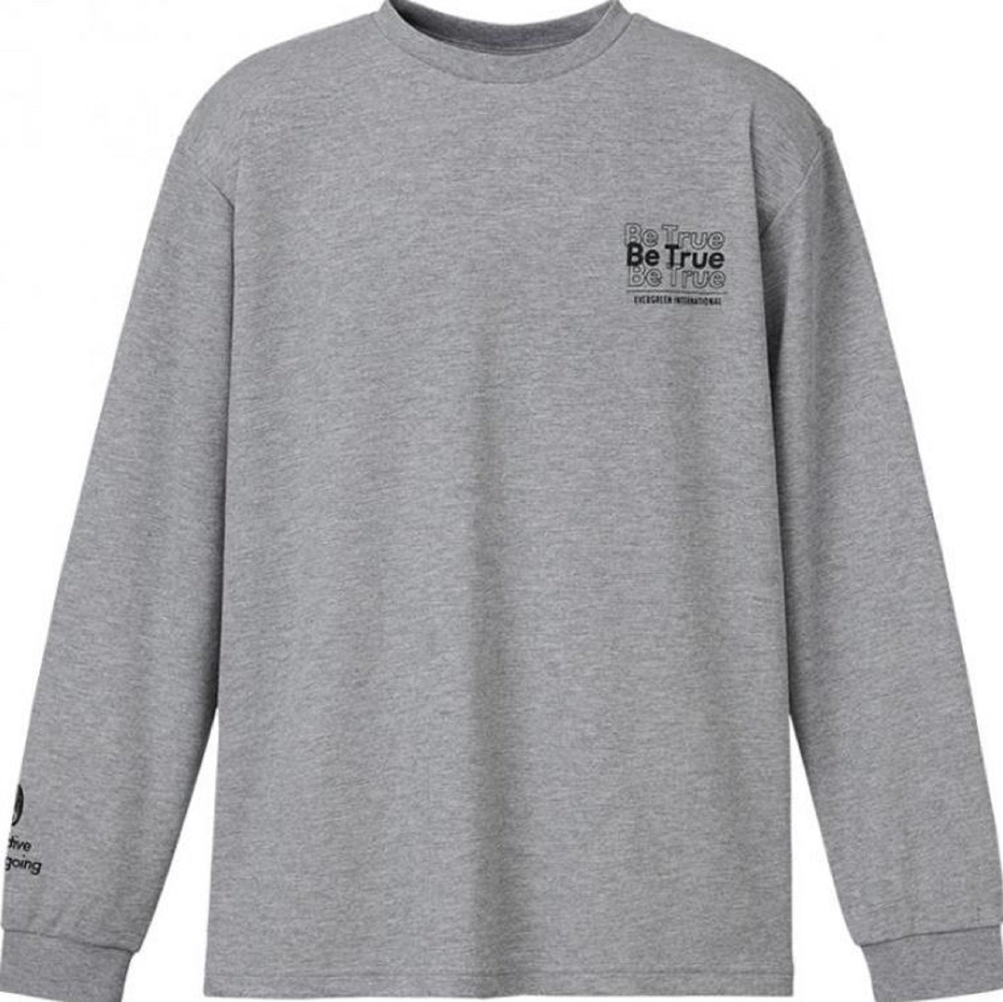 Evergreen T-Shirt Dry Mix Long Sleeve B-True Type 1 Size LL Gray (2894)