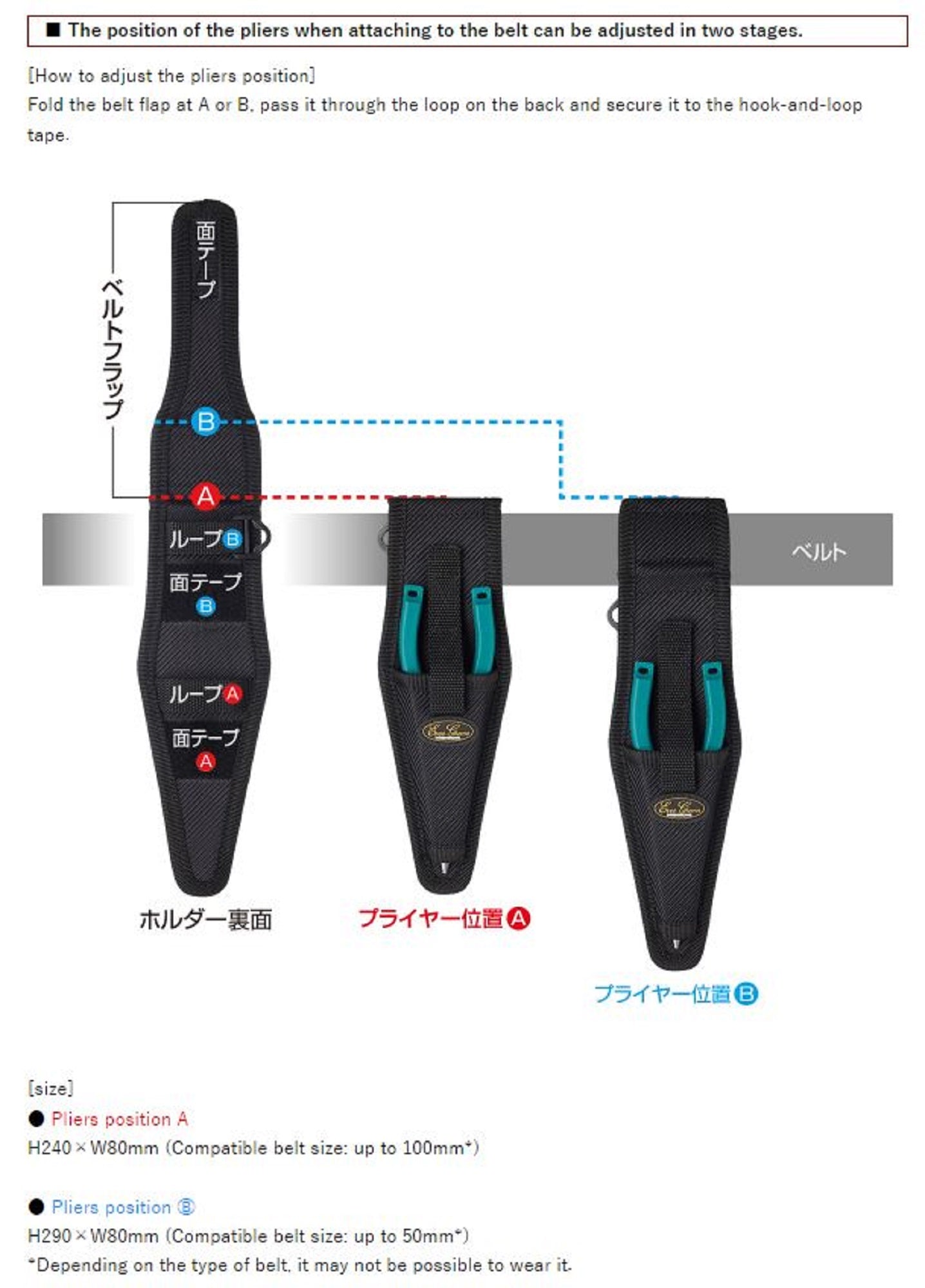 Evergreen Pliers Holder Sheath Holster (4430)