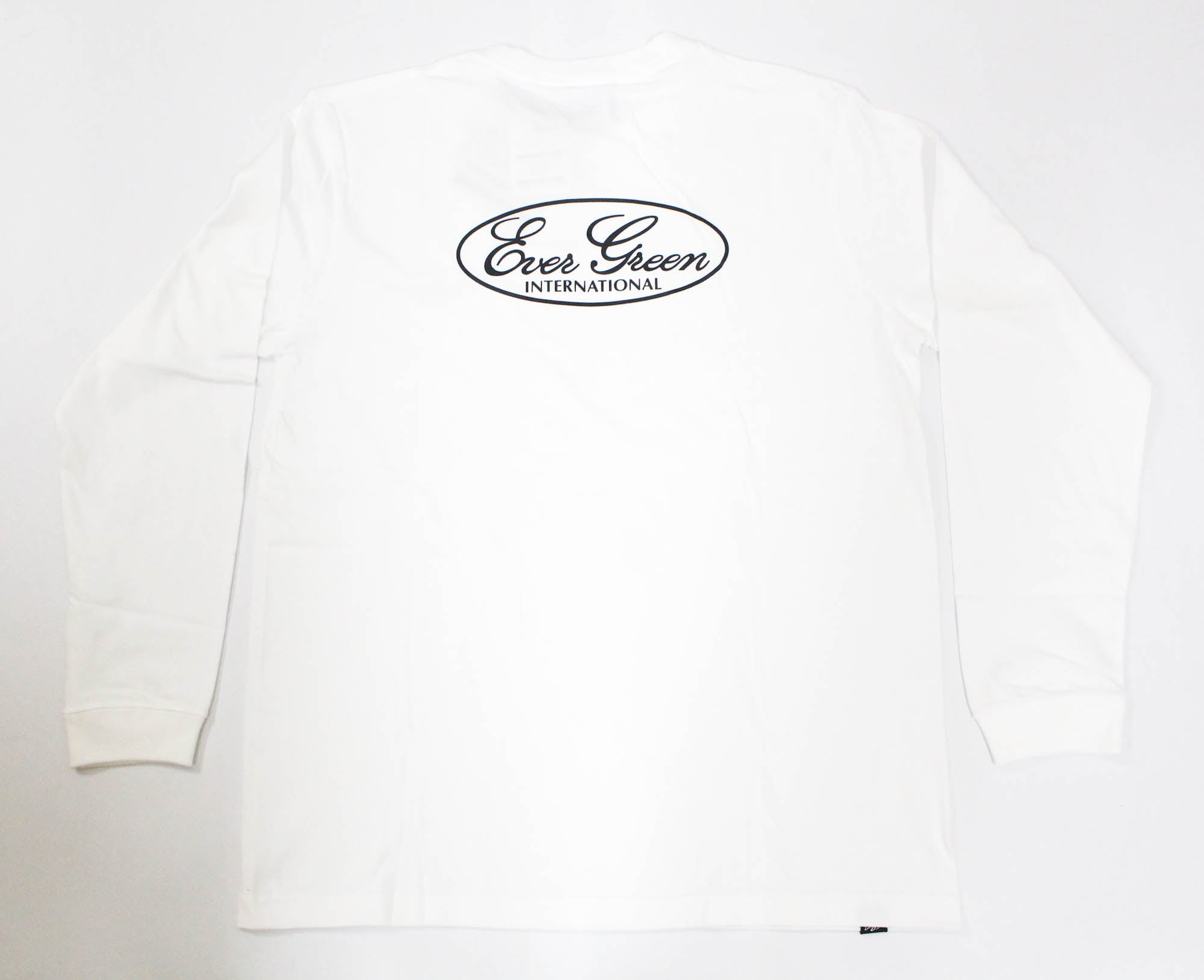 Evergreen T-Shirt Long Sleeve Standard Size XL White (5871)