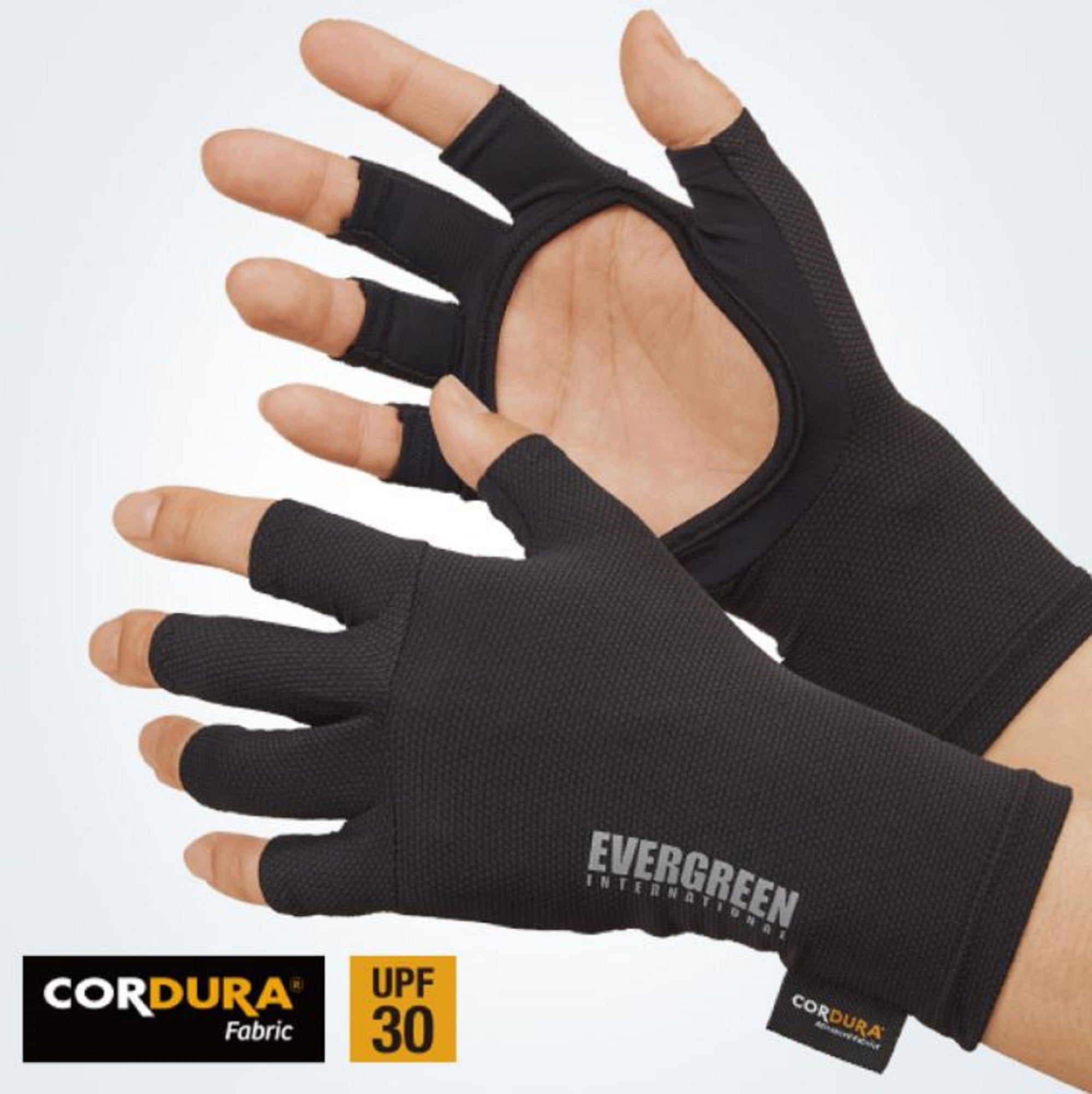 Evergreen Glove UV Protect Size L Black (7011)
