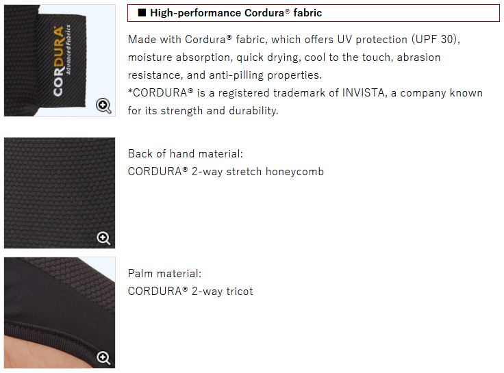 Evergreen Glove UV Protect Size L Black (7011)