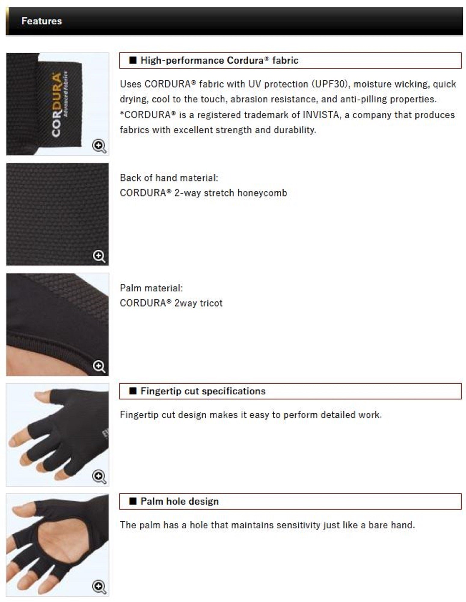 Evergreen Glove UV Protect Size L Gray (7035)