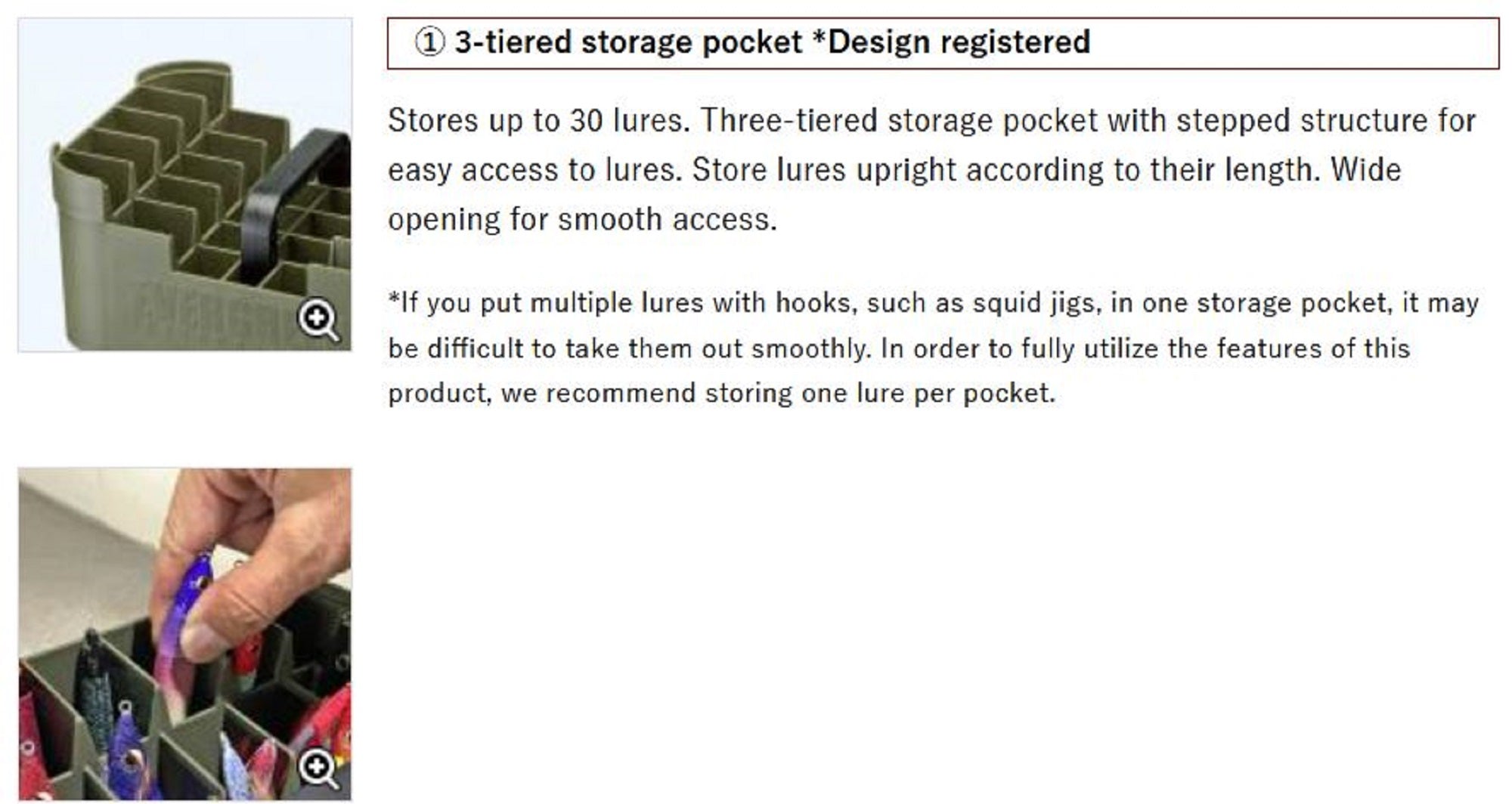 Evergreen Lure Stand Stocker 107 x 233 x 156mm MGRN (8117)