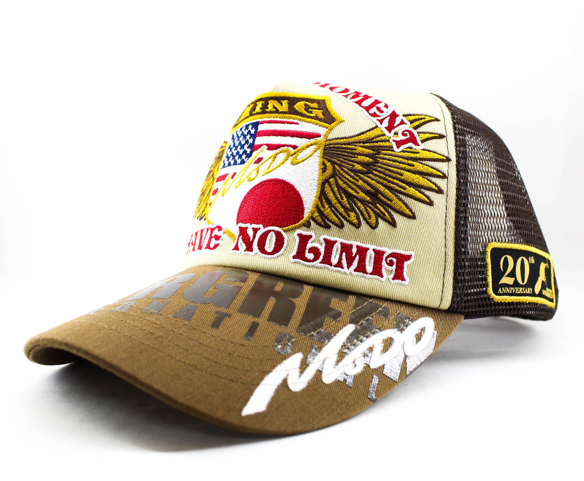 Evergreen Cap Modo Mesh Cap Type 2 WH 20th BG/BR (8728)