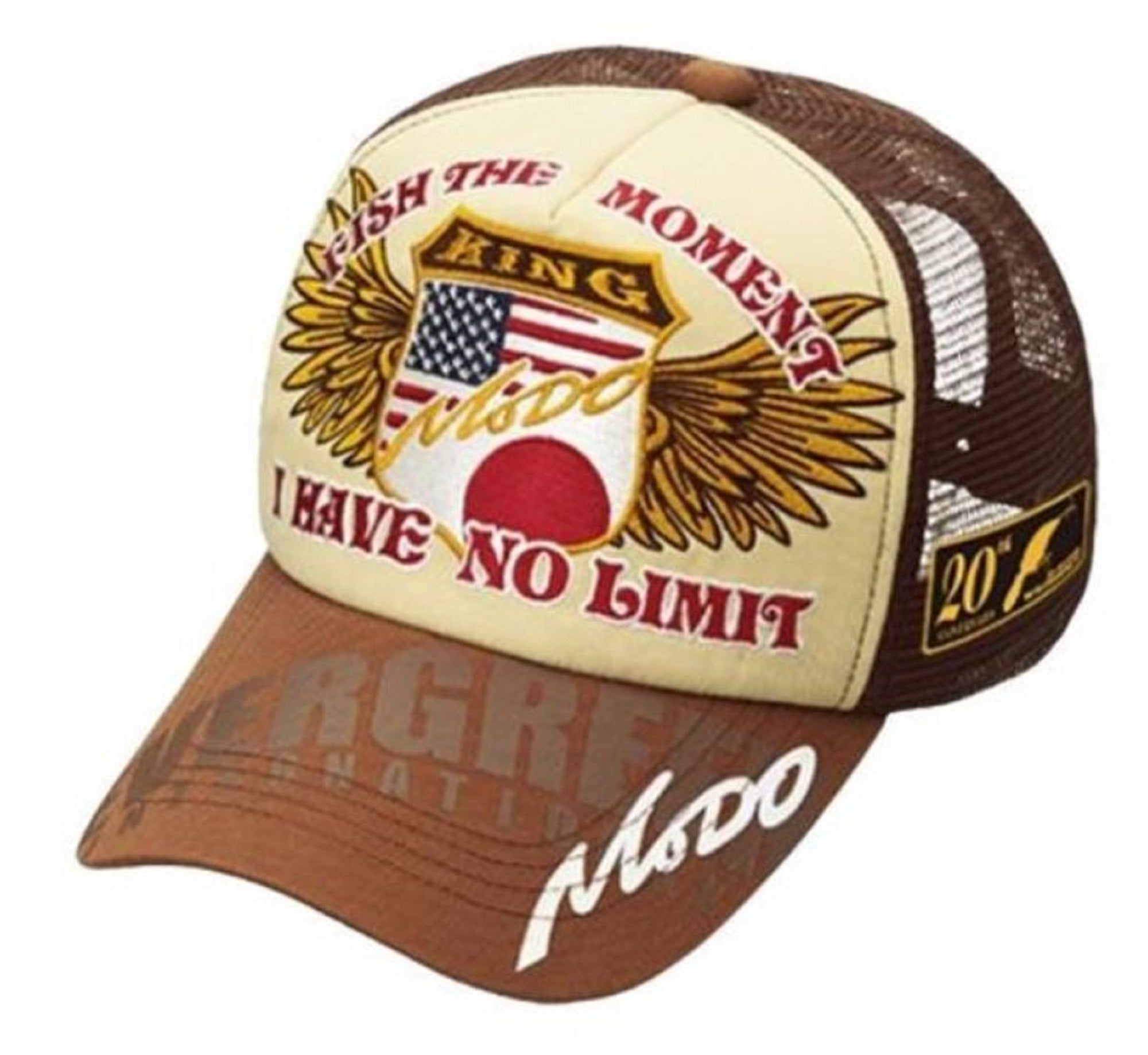 Evergreen Cap Modo Mesh Cap Type 2 WH 20th BG/BR (8728)