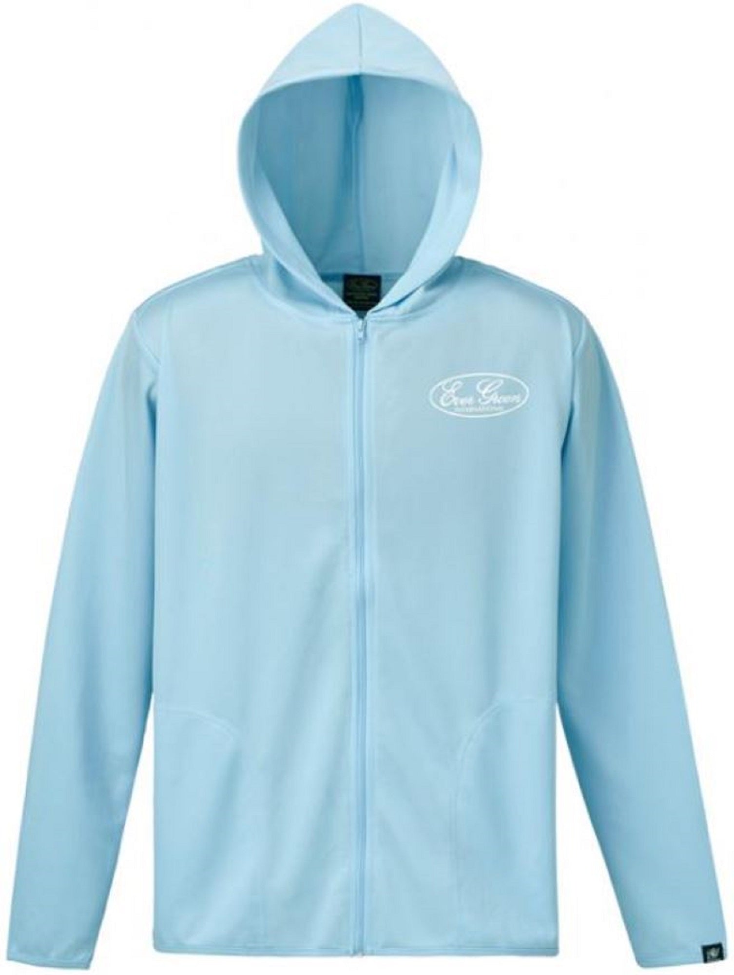 Evergreen Hoodie Dry Zip Parka Type A Size LL Light Blue (8773)
