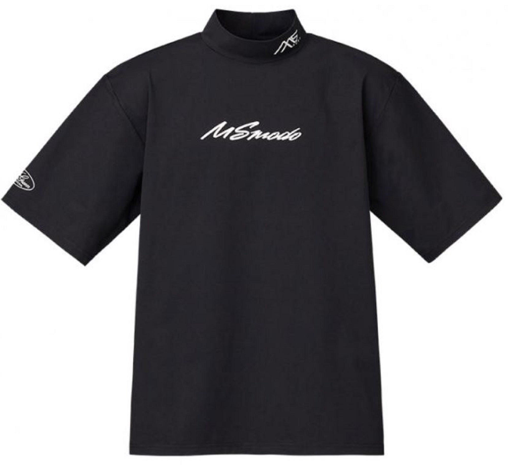Evergreen T-Shirt Short Sleeves Dry mock Modo Size M Black (0844)