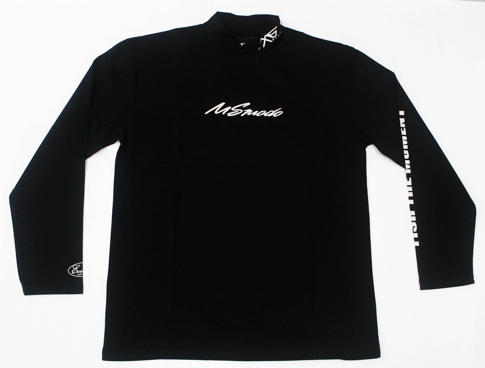 Evergreen T-Shirt Dry Fit Long Neck Size M Black (1001)