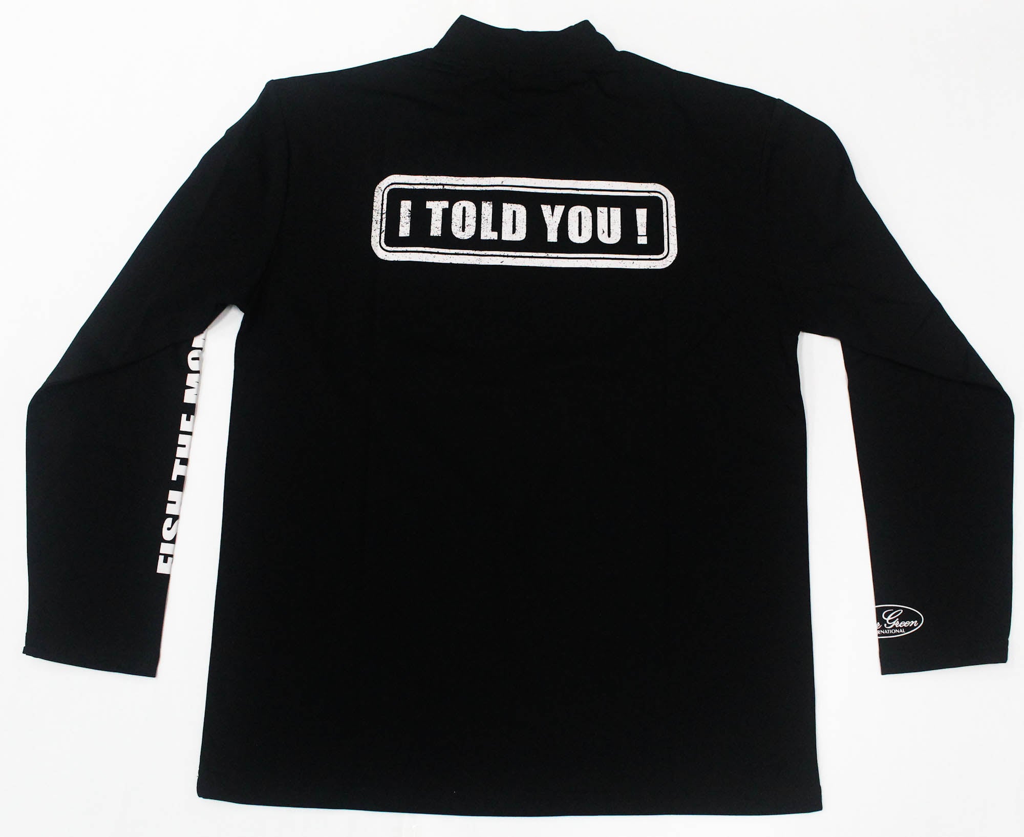 Evergreen T-Shirt Dry Fit Long Neck Size M Black (1001)