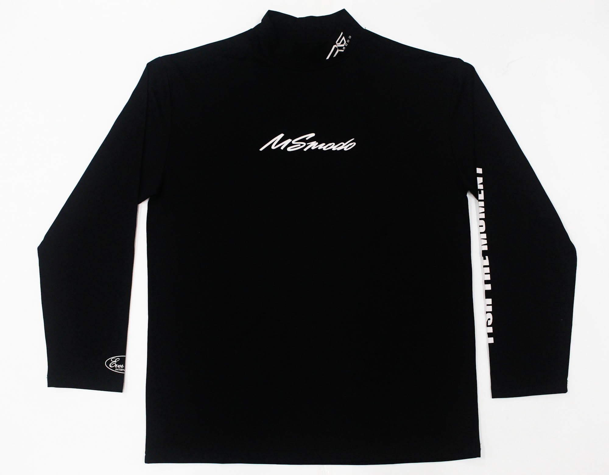 Evergreen T-Shirt Dry Fit Long Neck Size LL Black (1049)