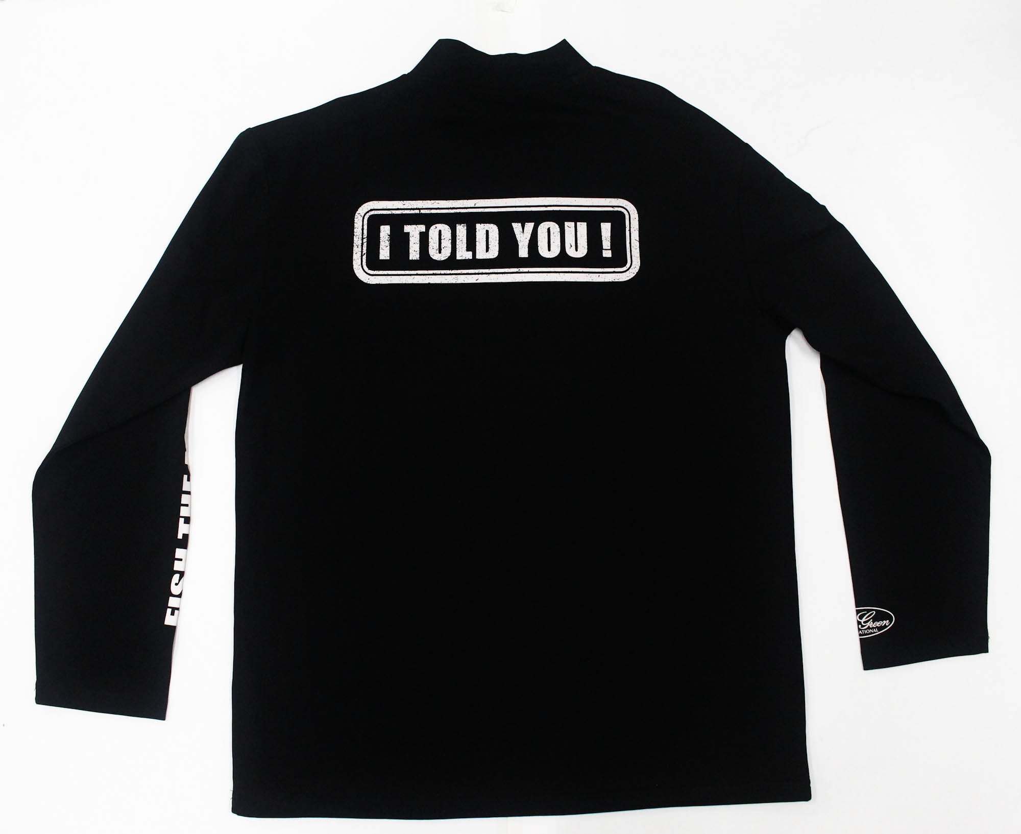 Evergreen T-Shirt Dry Fit Long Neck Size LL Black (1049)