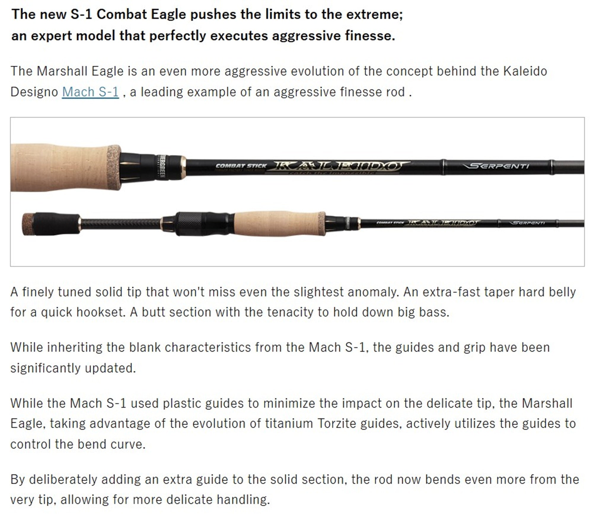 Evergreen Rod Spinning Serpenti TKSS 63 LXST "Martial Eagle" (2466)