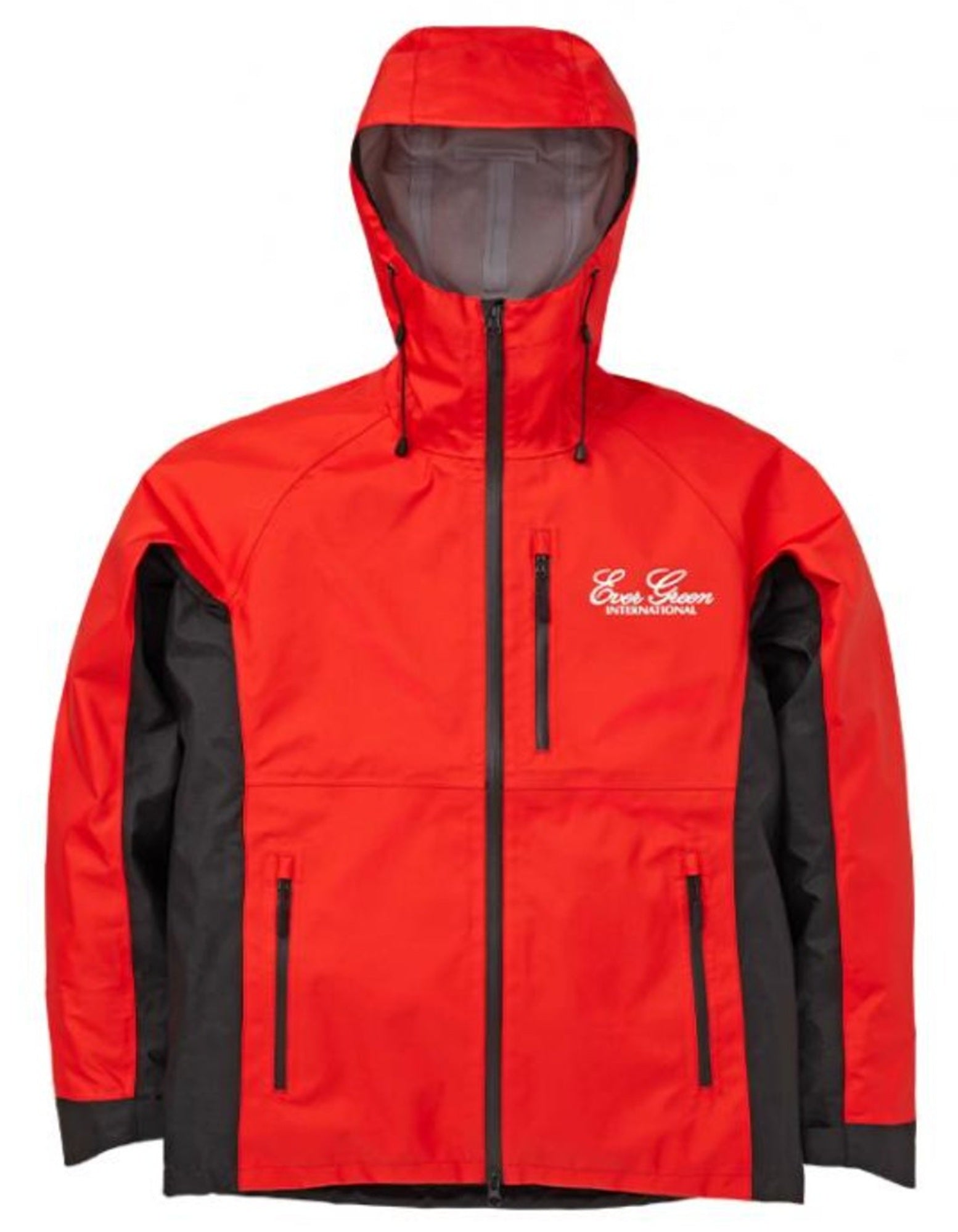 Evergreen Rain Jacket EGRJ-303 Size L Red Black (2831)