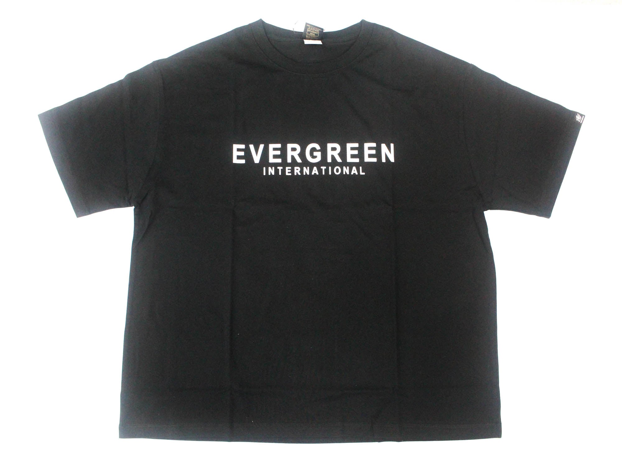 Evergreen T-Shirt Boxy Silhouette Size L Black (3197)