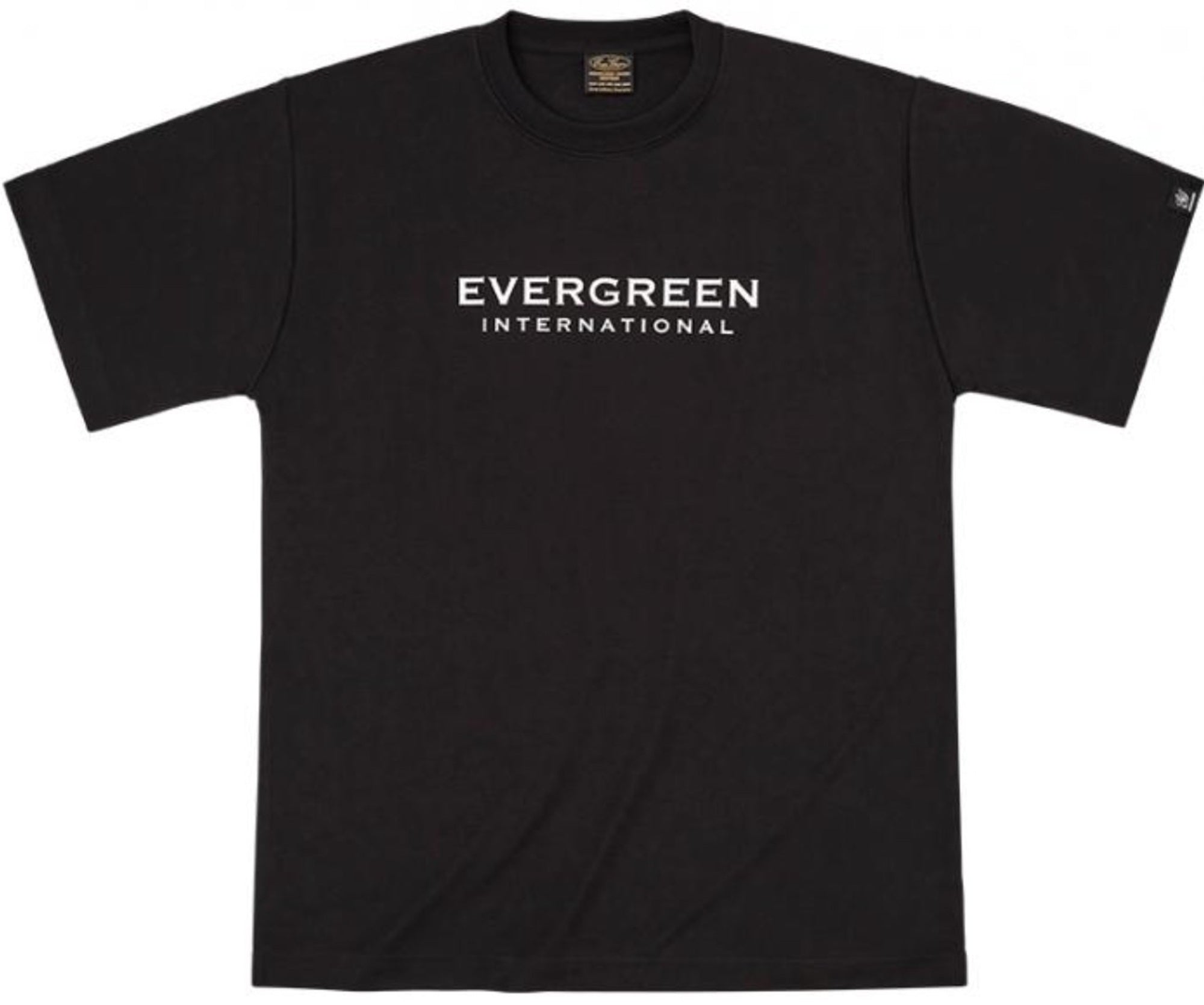 Evergreen T-Shirt Boxy Silhouette Size L Black (3197)