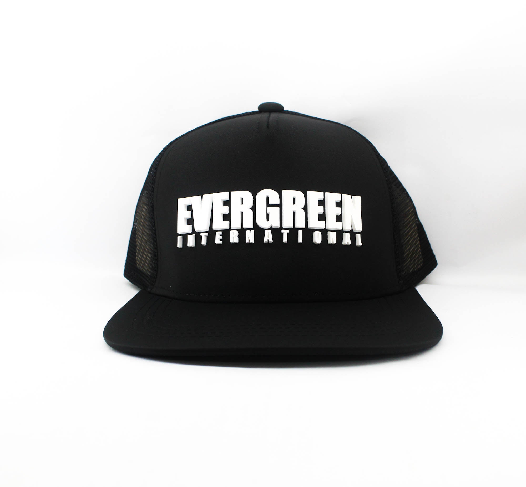 Evergreen Cap Flat Mesh Black (4194)