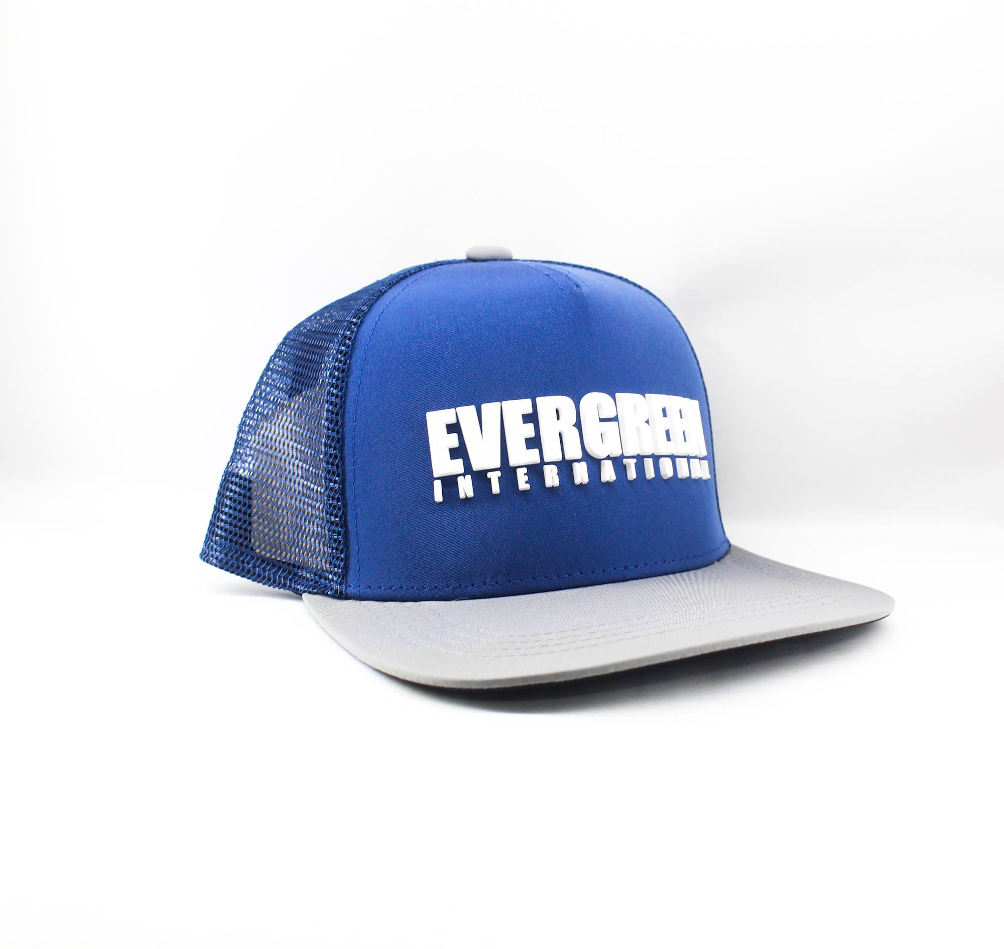 Evergreen Cap Flat Mesh Blue Grey (4200)