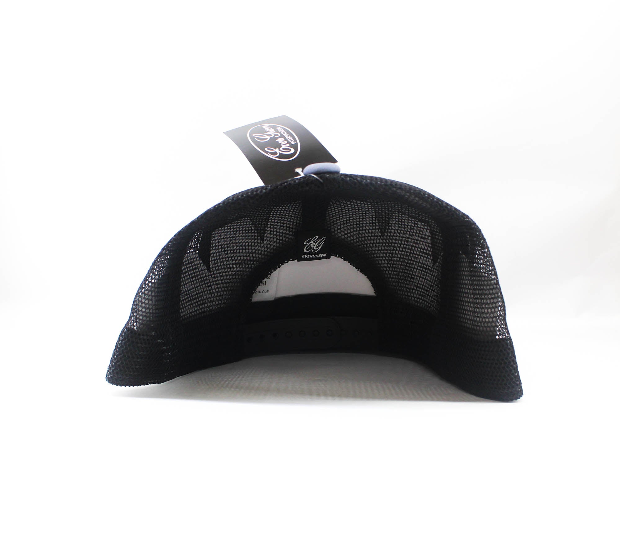 Evergreen Cap Flat Mesh Grey Black (4217)