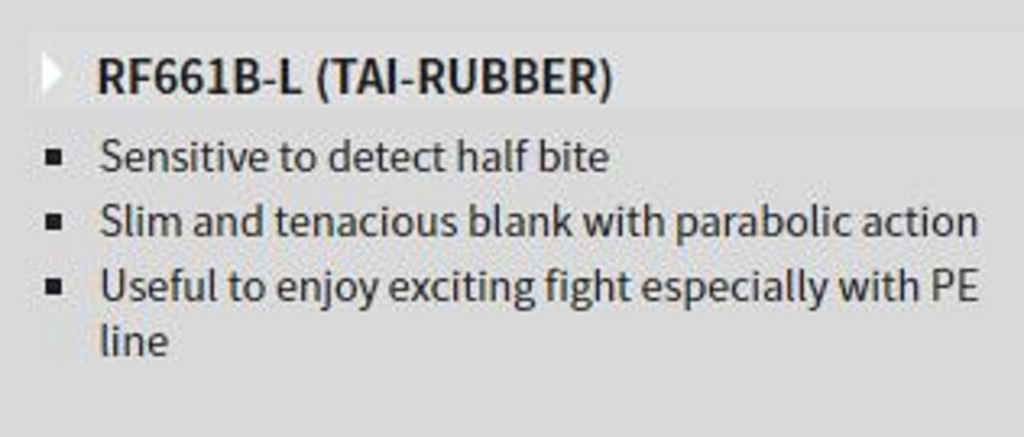 Tenryu Rod Baitcast Red Flip RF 661B-L (8355)