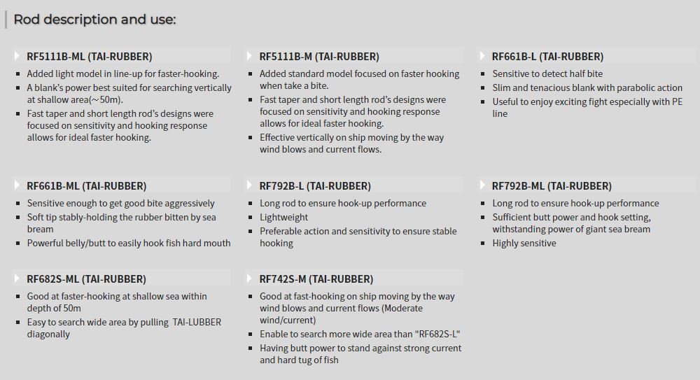 Tenryu Rod Baitcast Red Flip RF 792B-L (8379)