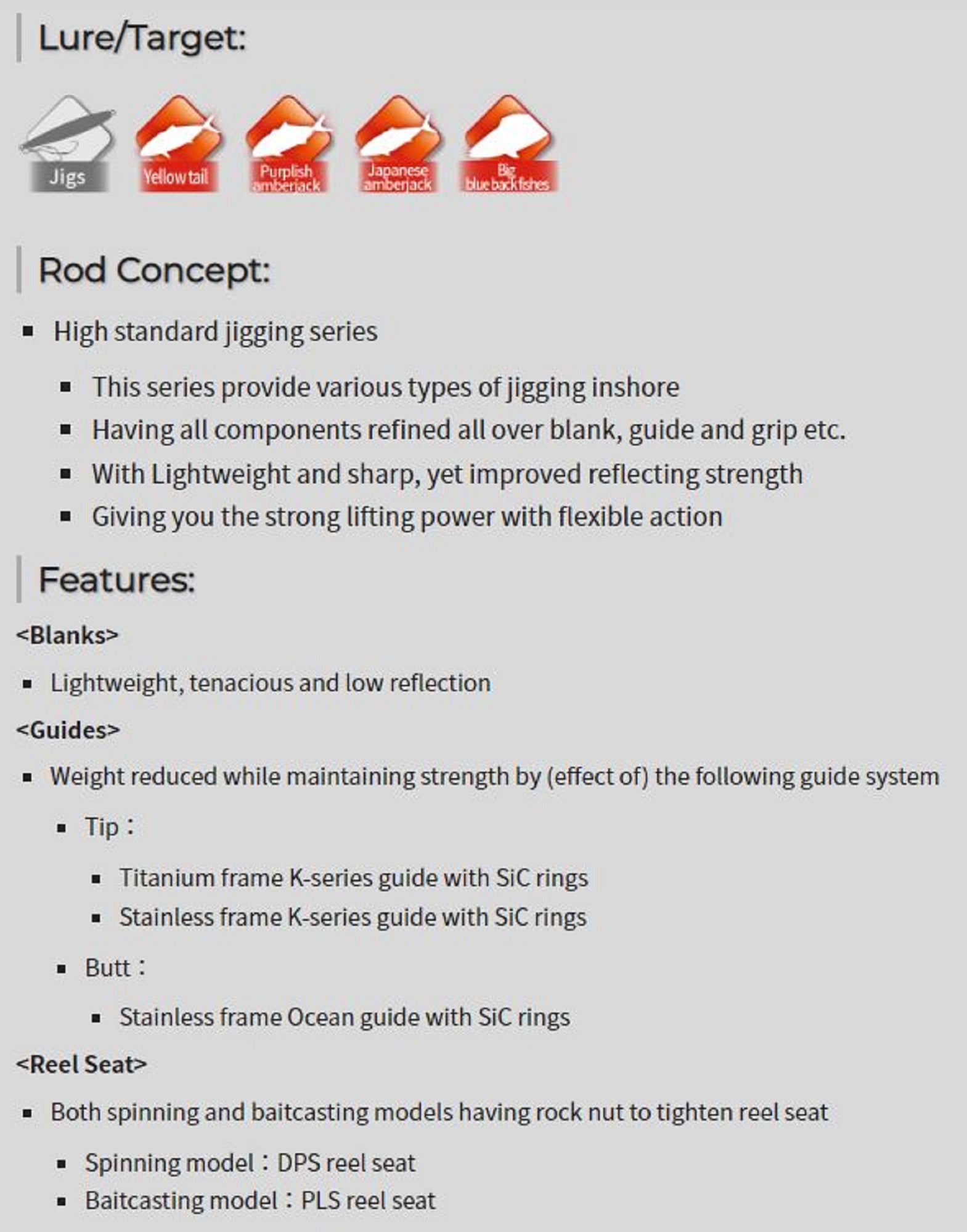 Tenryu Rod Spinning Jig Zam Deep Rider JDR 631S-3K (0013)