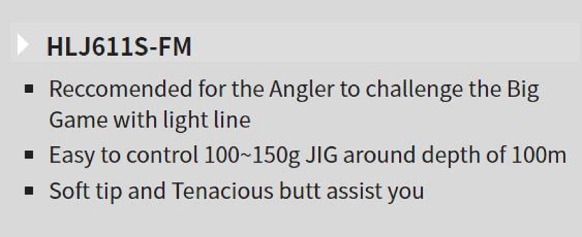 Tenryu Rod Spinning Horizon HLJ611S-FM (0938)