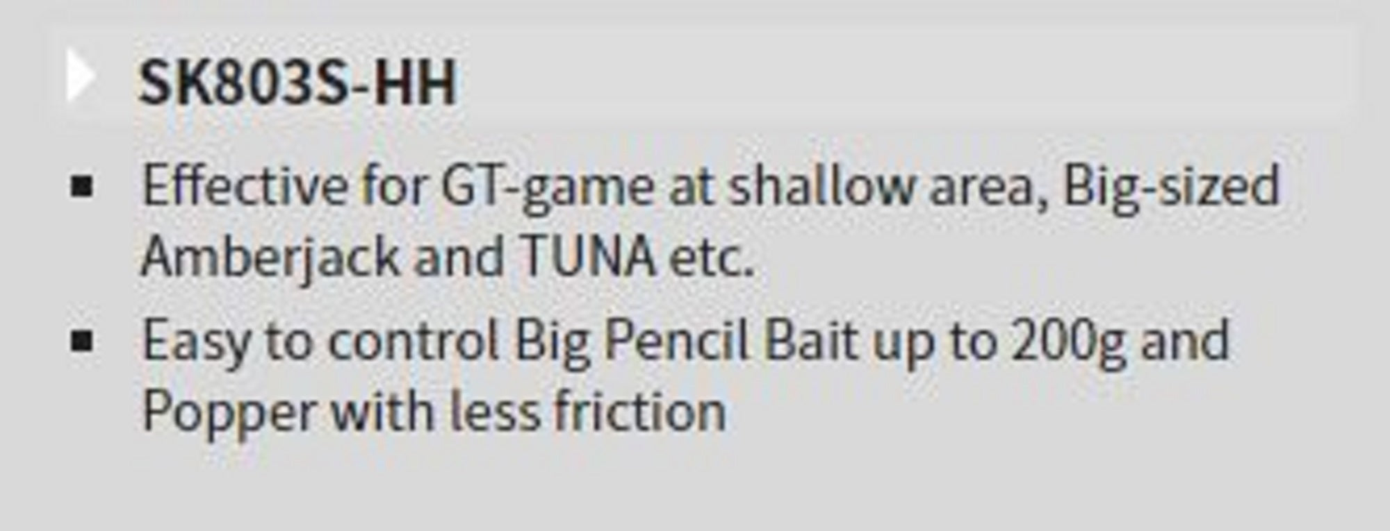 Tenryu Rod Spinning Spike Bonito SK 803S HH 3 Piece Travel (1058)