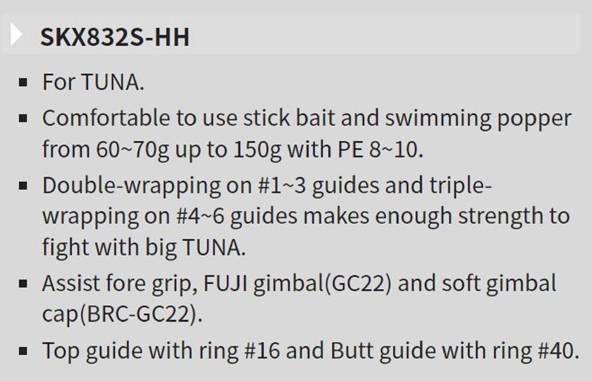 Tenryu Rod Spinning Spike SPG SKX832S-HH (2178)