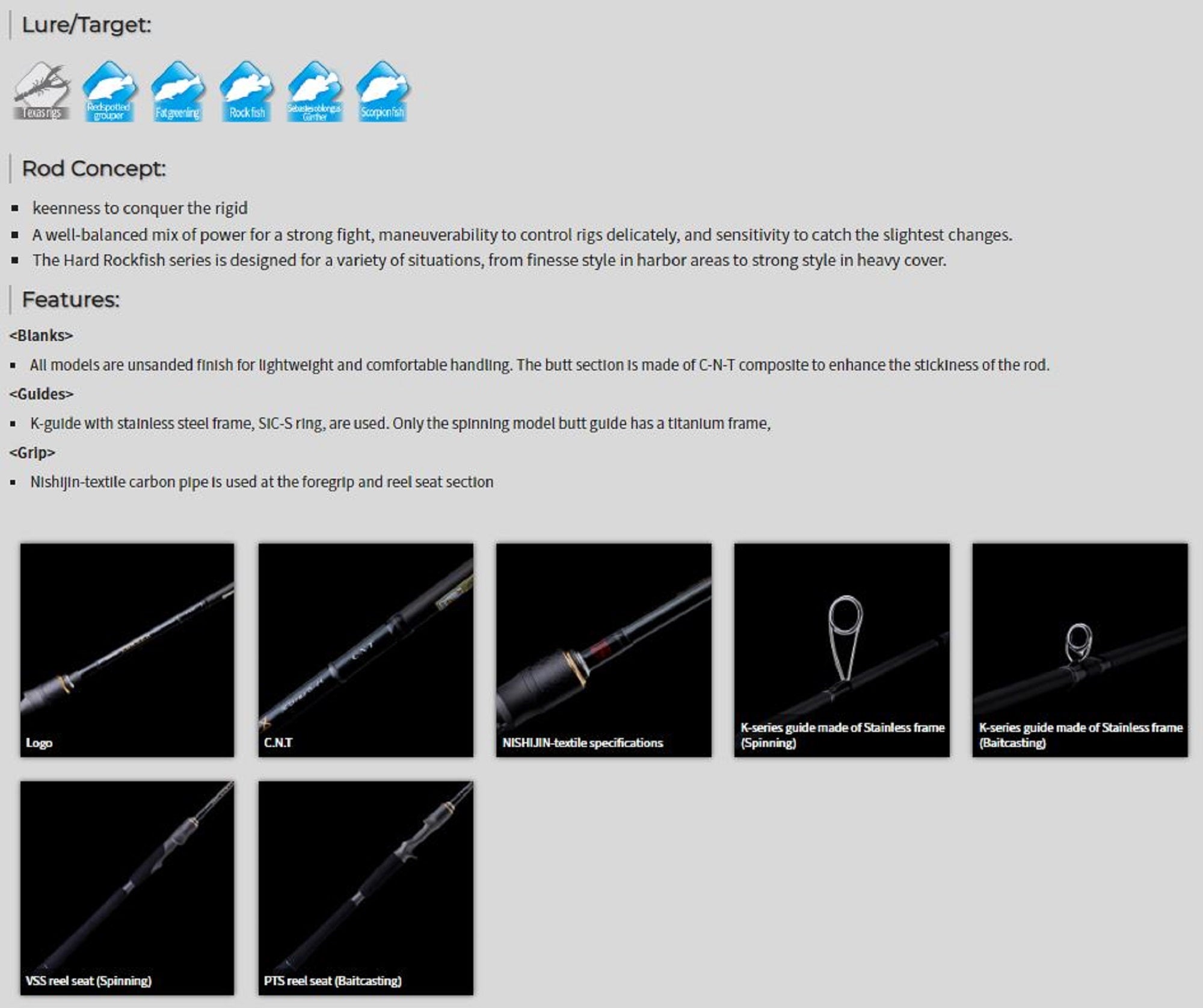 Tenryu Rod Spinning Rock Eye Vortex RV 832S-M (2918)