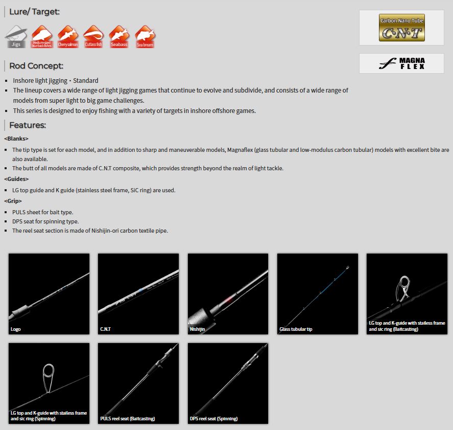 Tenryu Rod Baitcast Horizon HLJ 622B-FML (3458)