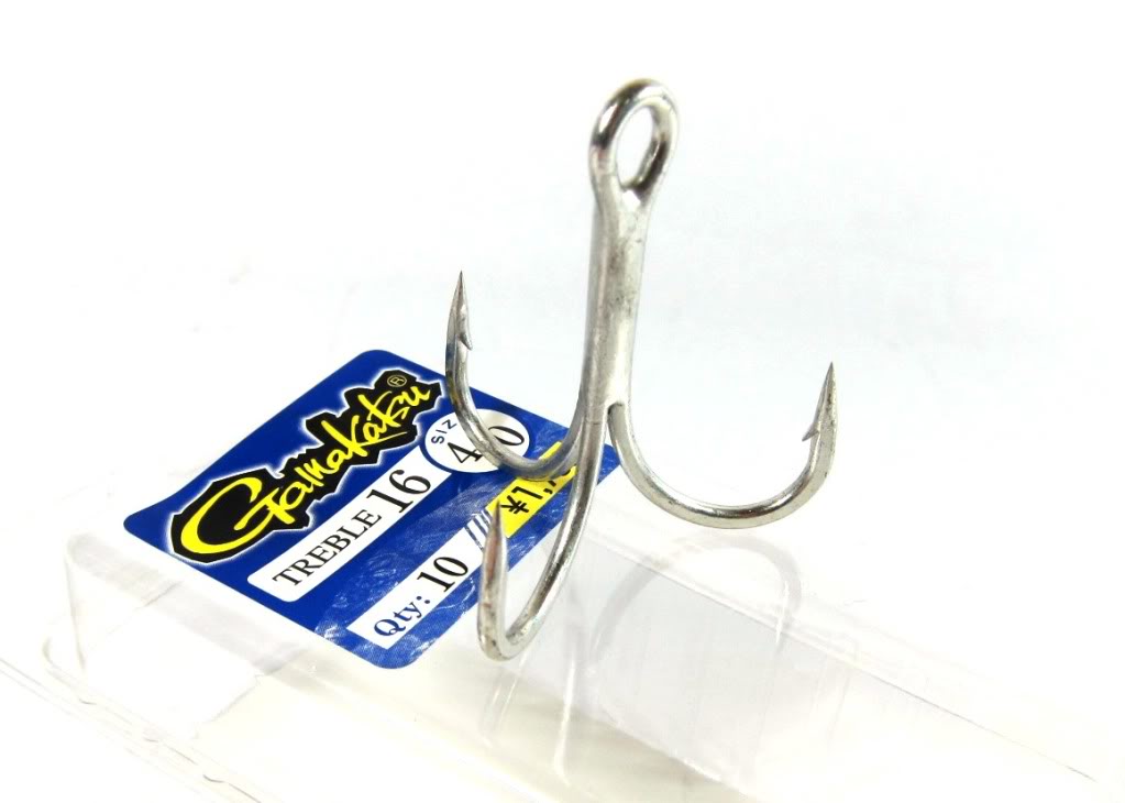 Sale Gamakatsu 66234 Treble Hook Treble 16 Heavy Duty Size 4/0 (3659)