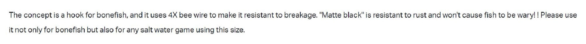 Gamakatsu 67010 S13S-4H4S 4X Bonefish Fly Hook Black Size 6 ,10/pack (0154)