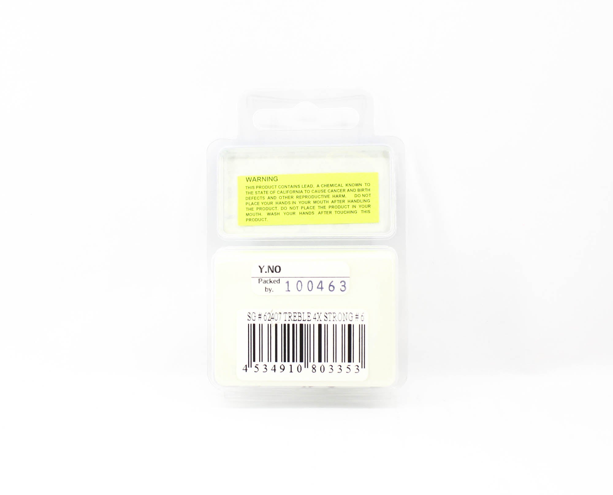 Gamakatsu Treble Hook 4X Strong Size 6 ,8 Per pack (3353)