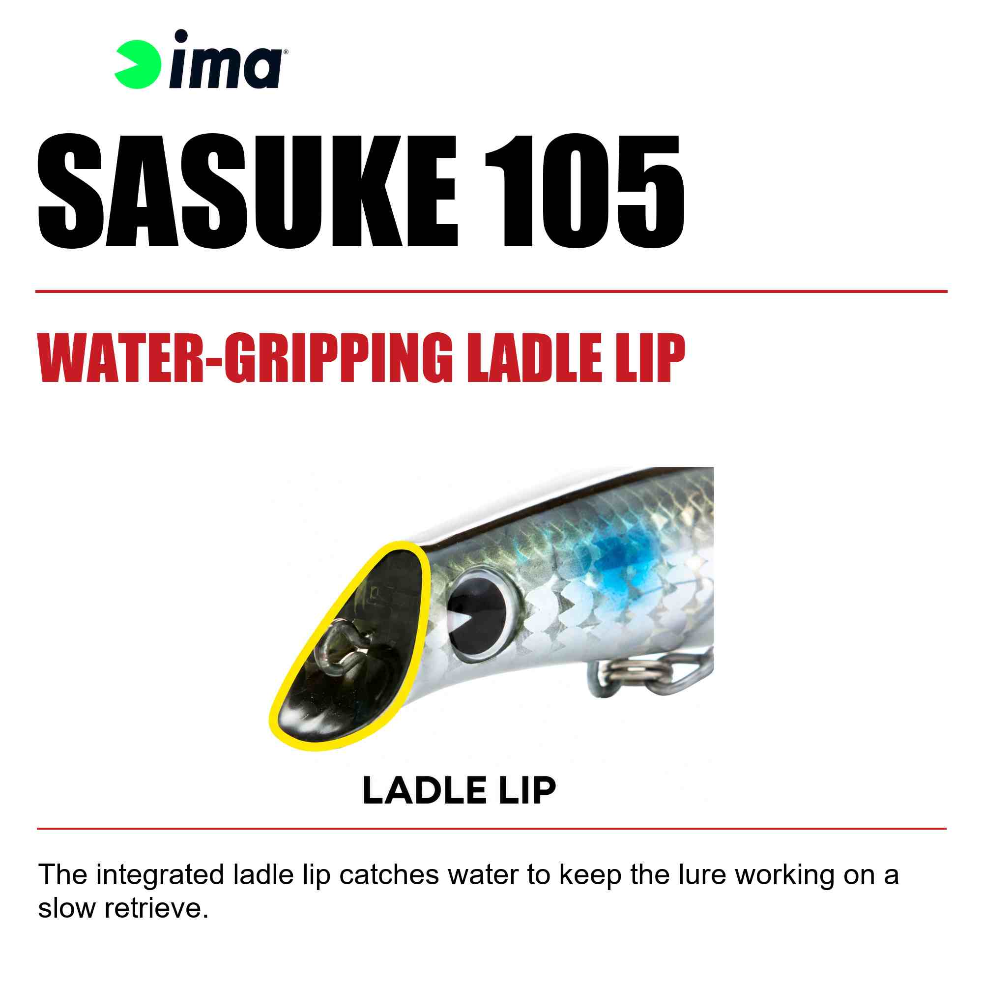 Ima Sasuke 105 mm Floating Lure 110 (5570)