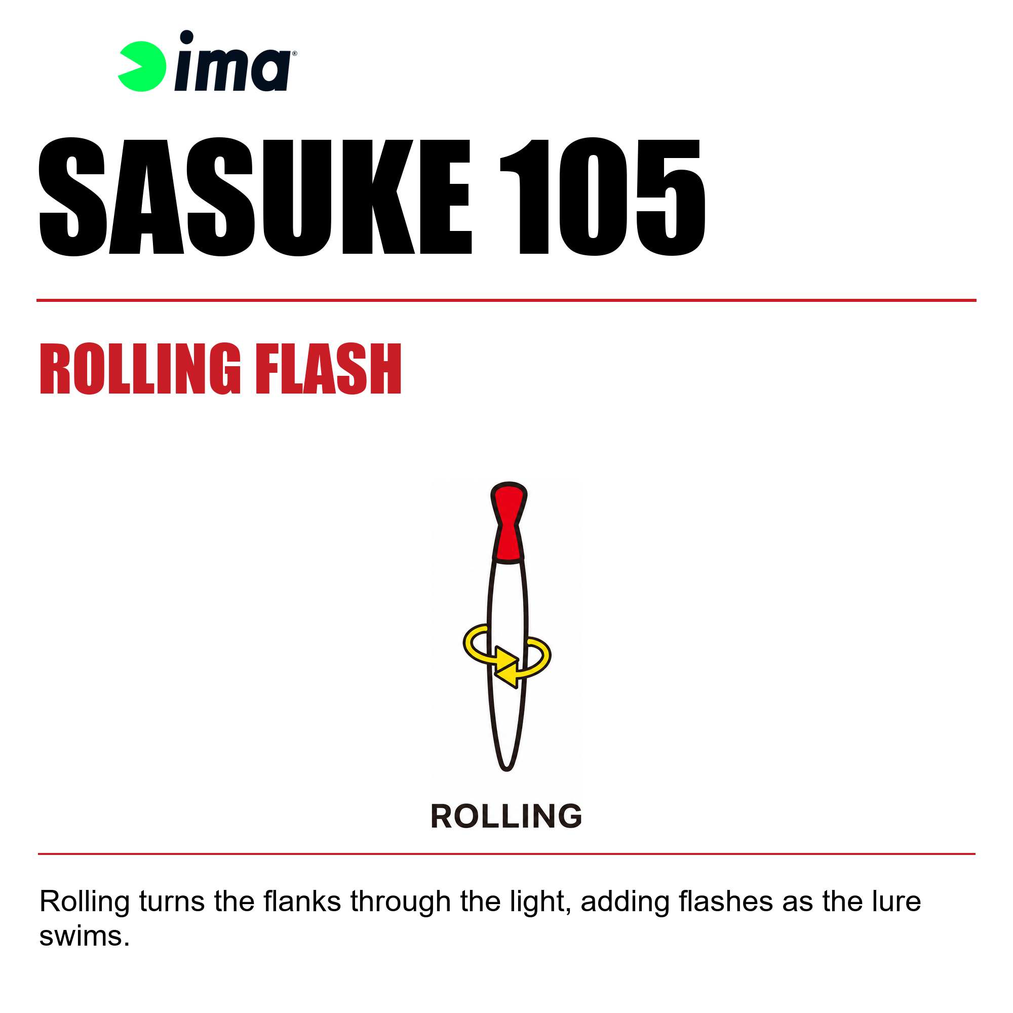 Ima Sasuke 105 mm Floating Lure 110 (5570)