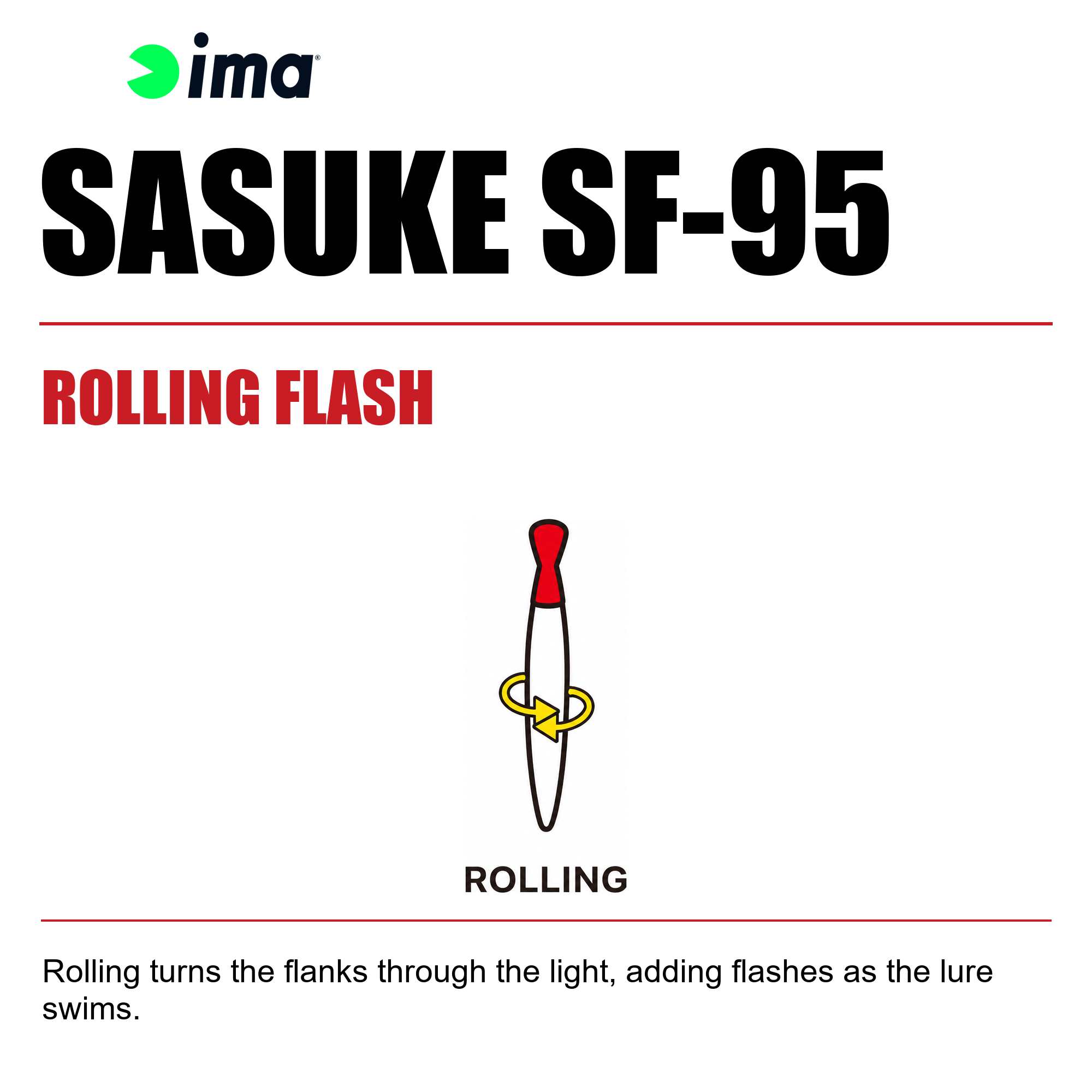Ima Sasuke SF 95 mm Floating Lure 206 (5792)